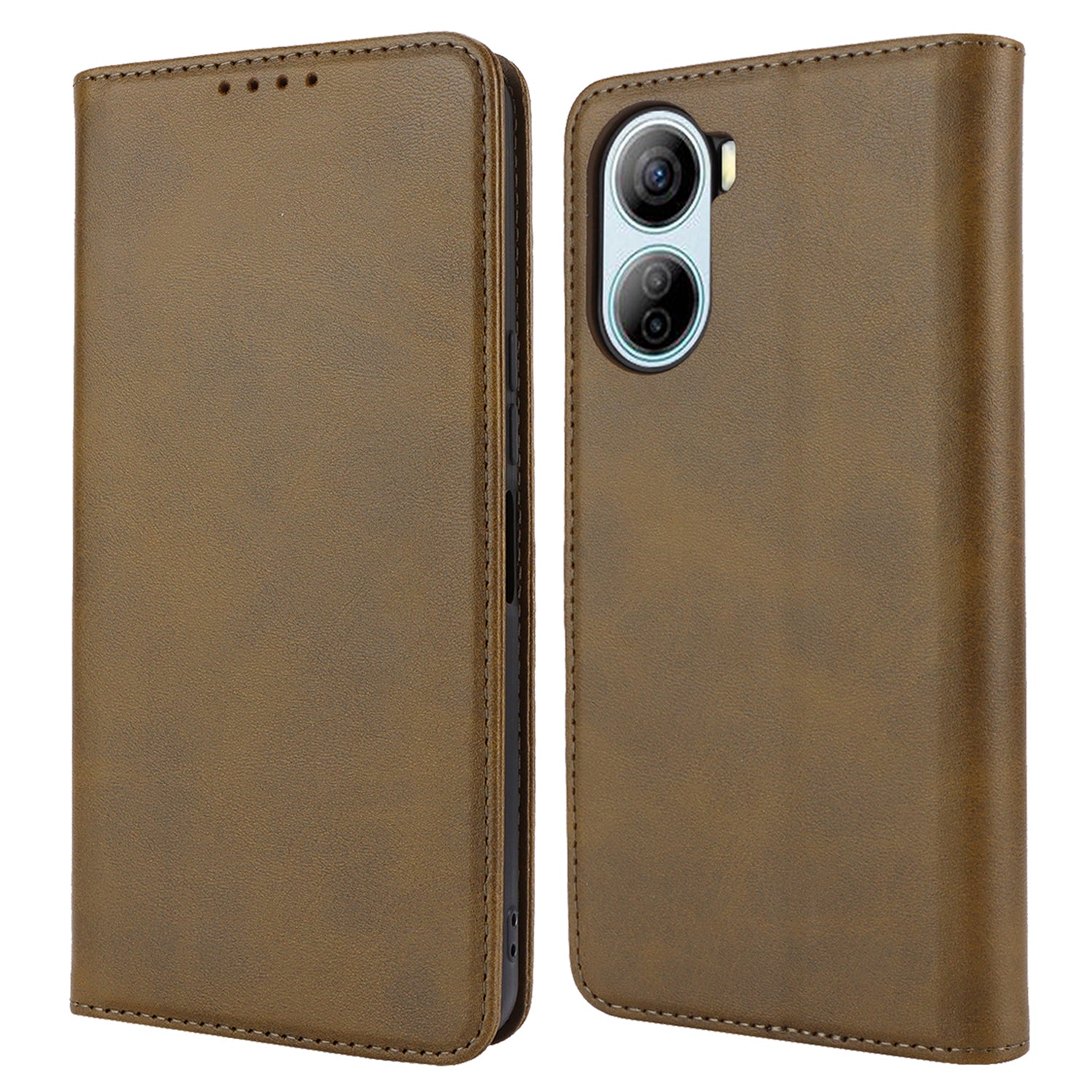 For ZTE Libero 5G IV Case PU Leather Magnetic Closure Protective Phone Cover