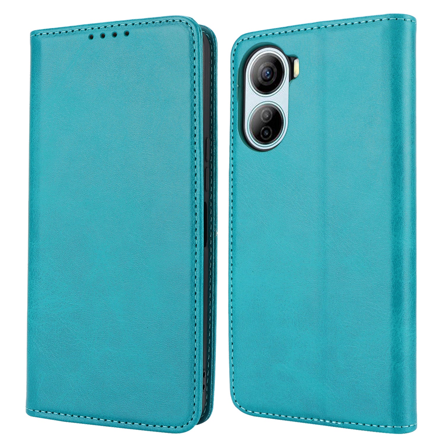 For ZTE Libero 5G IV Case PU Leather Magnetic Closure Protective Phone Cover