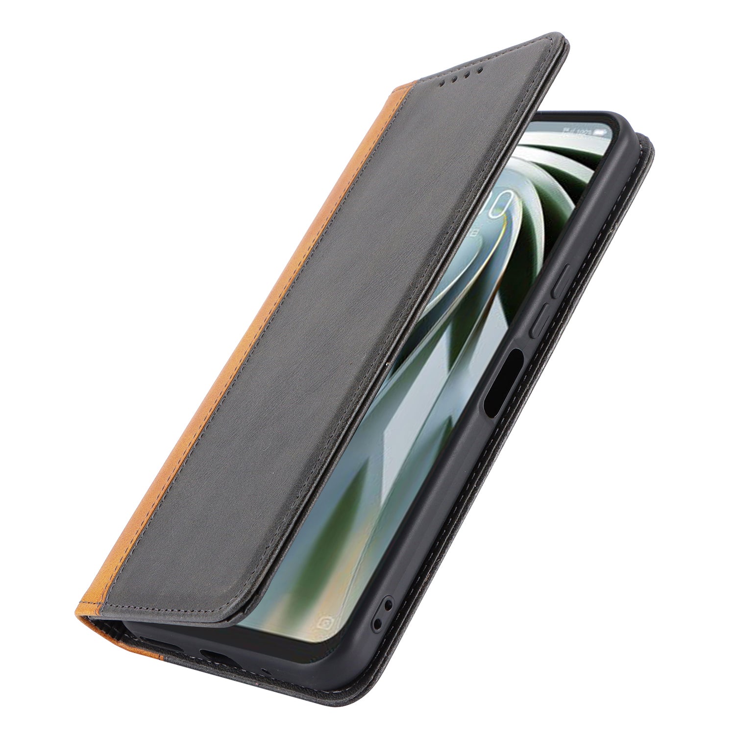 For ZTE Libero 5G IV Case PU Leather Color Splicing Wallet Phone Cover