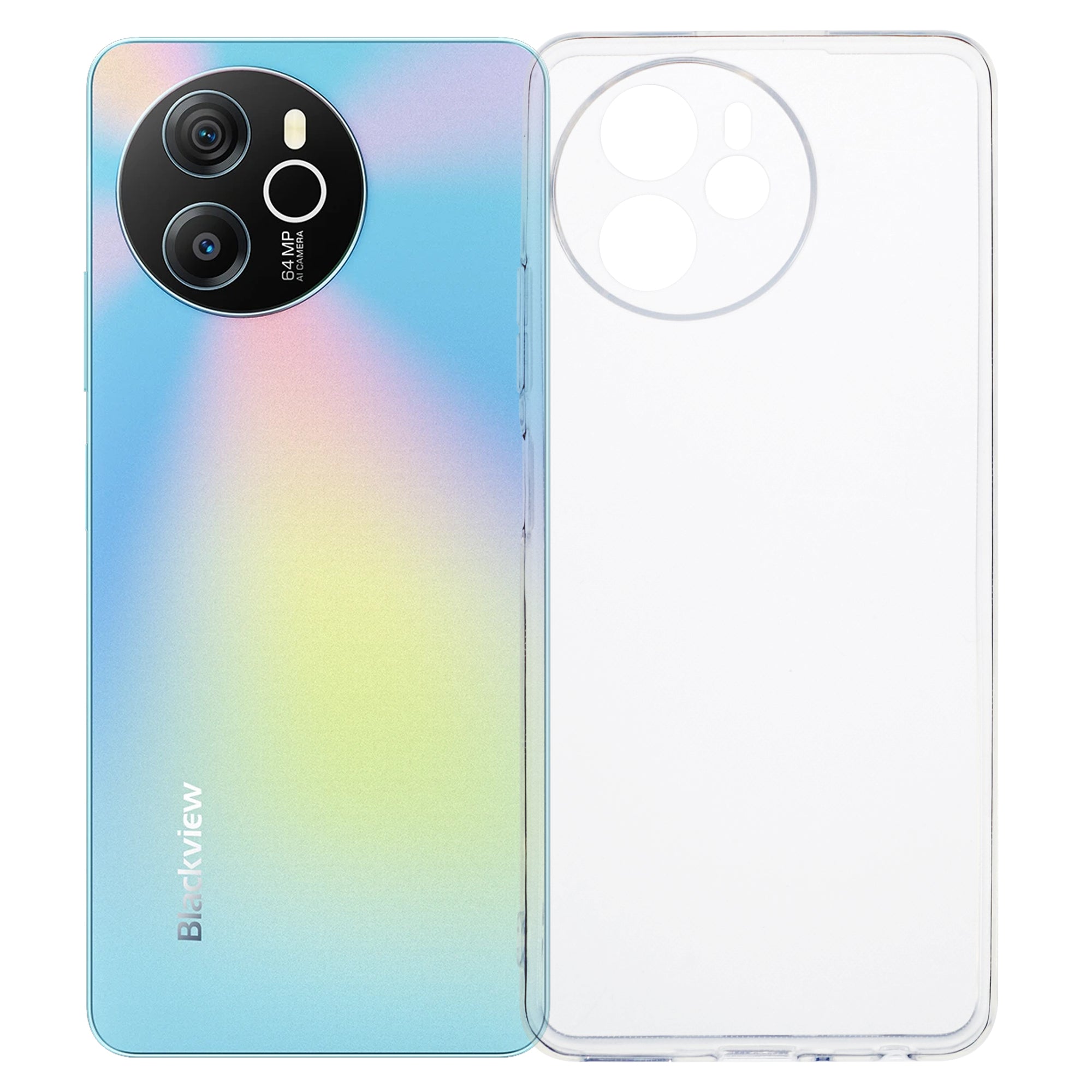 For Blackview Shark 8 Case Camera Protection TPU Phone Cover