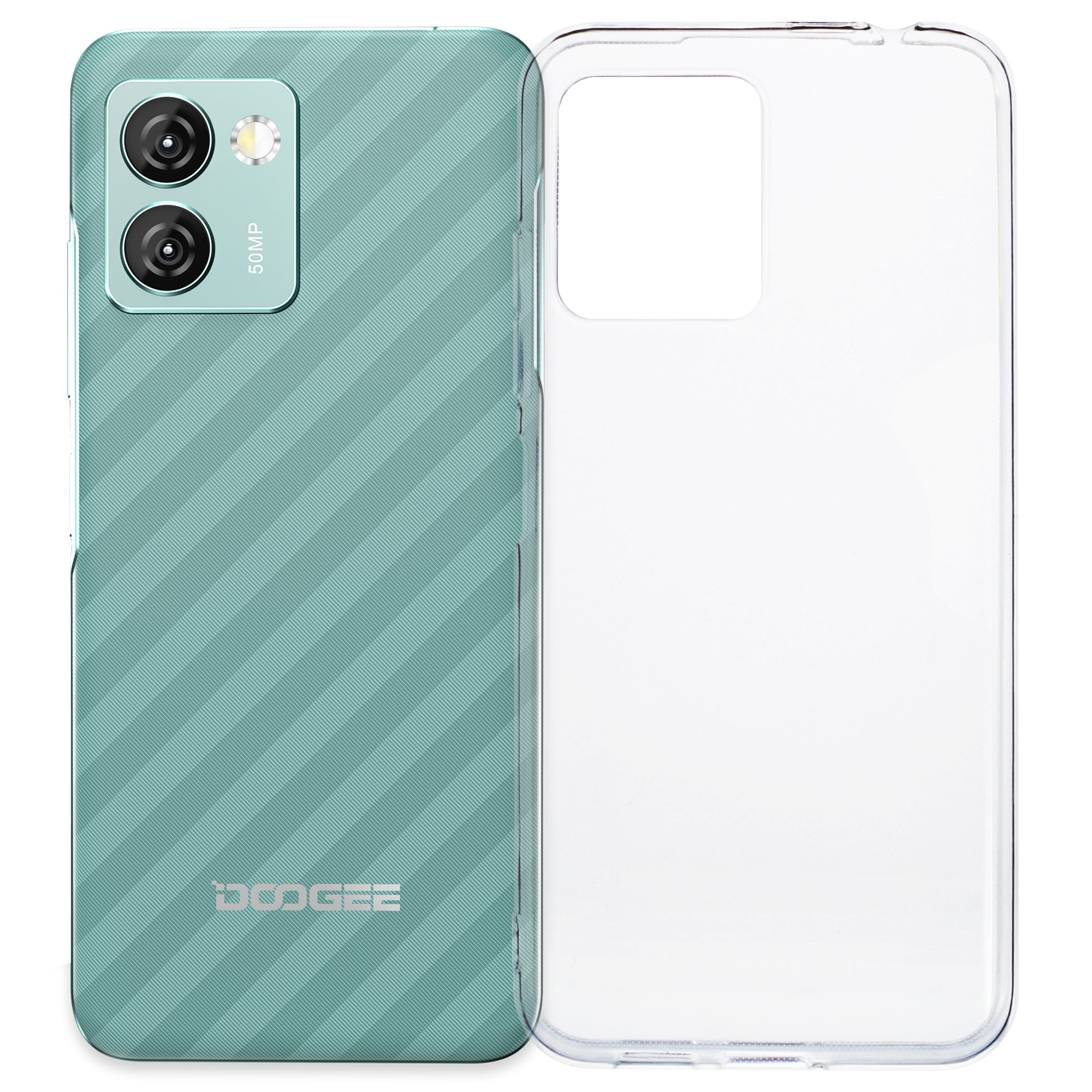 For Doogee N50 Pro Case Soft TPU Shock-Absorption Back Cover