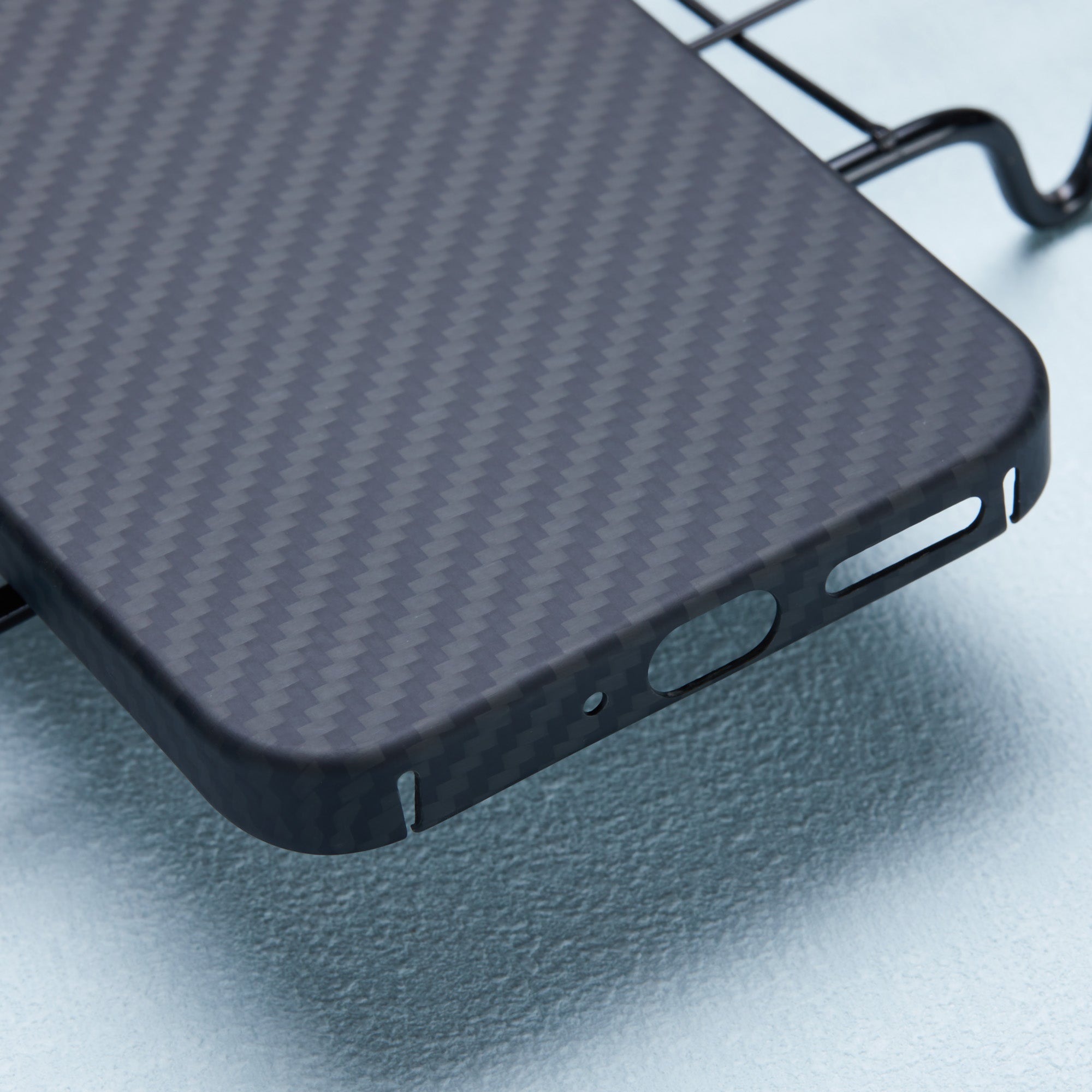 For Google Pixel 9 Pro Cases 1500D Coarse Texture Aramid Fiber Black Phone Cover with Big Lens Cutout