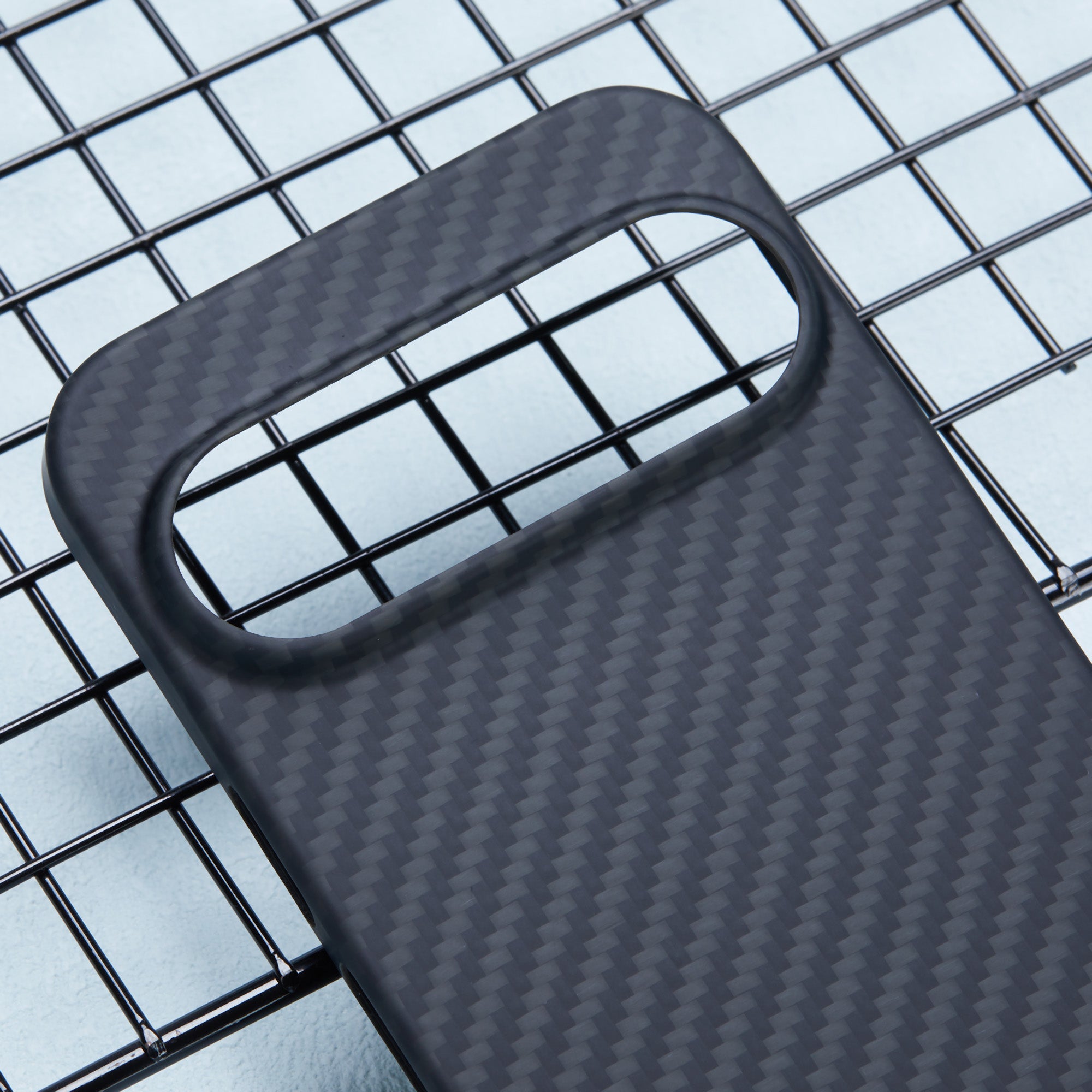 1500D Coarse Texture Shell for Google Pixel 9 Case Aramid Fiber Back Cover with Big Lens Cutout