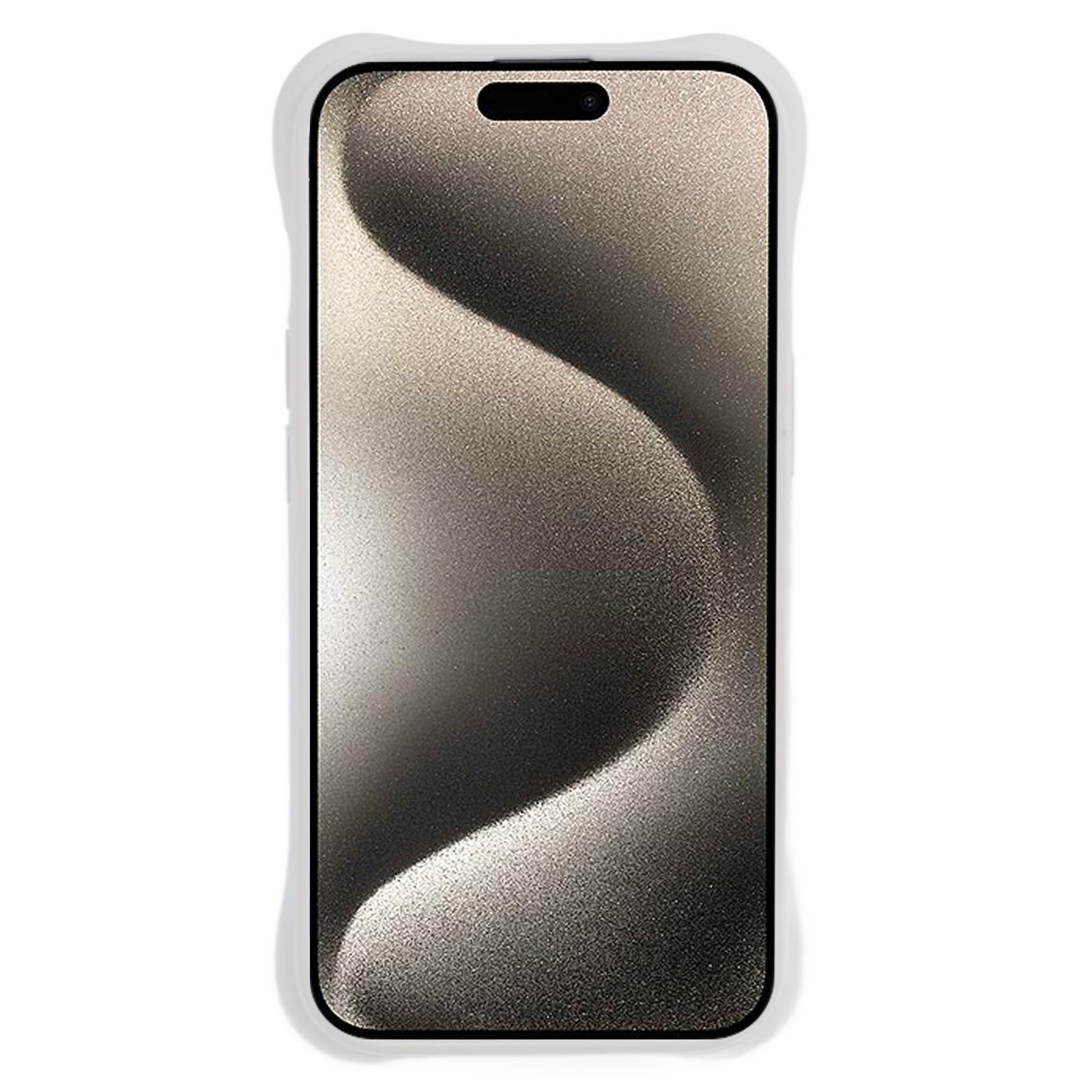 For iPhone 15 Magnetic TPU Case Compatible with MagSafe Fiber Lining Rubberized Phone Cover