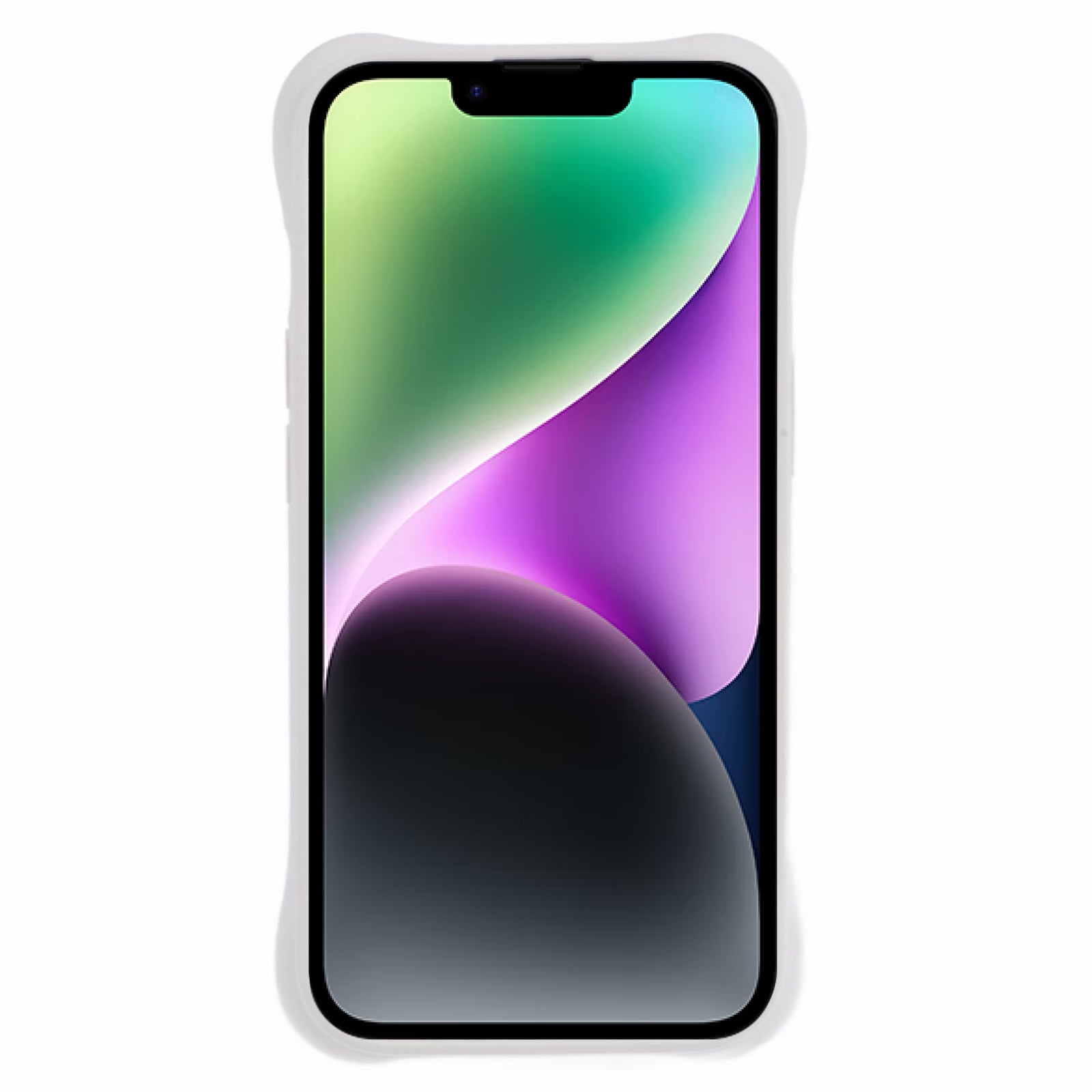 For iPhone 14  Magnetic Case Fiber Lining Drop-proof Soft TPU Phone Cover