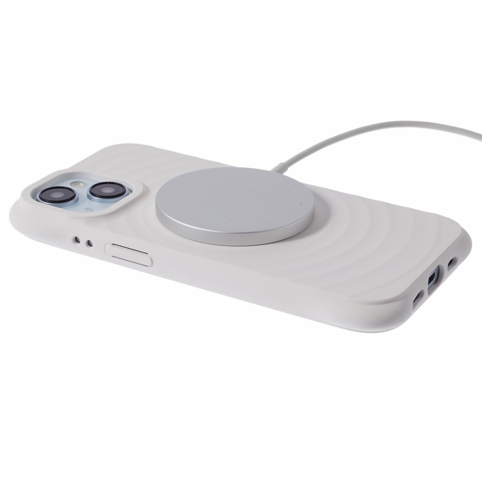For iPhone 13 Case Compatible with MagSafe Fiber Lining Phone TPU Cover