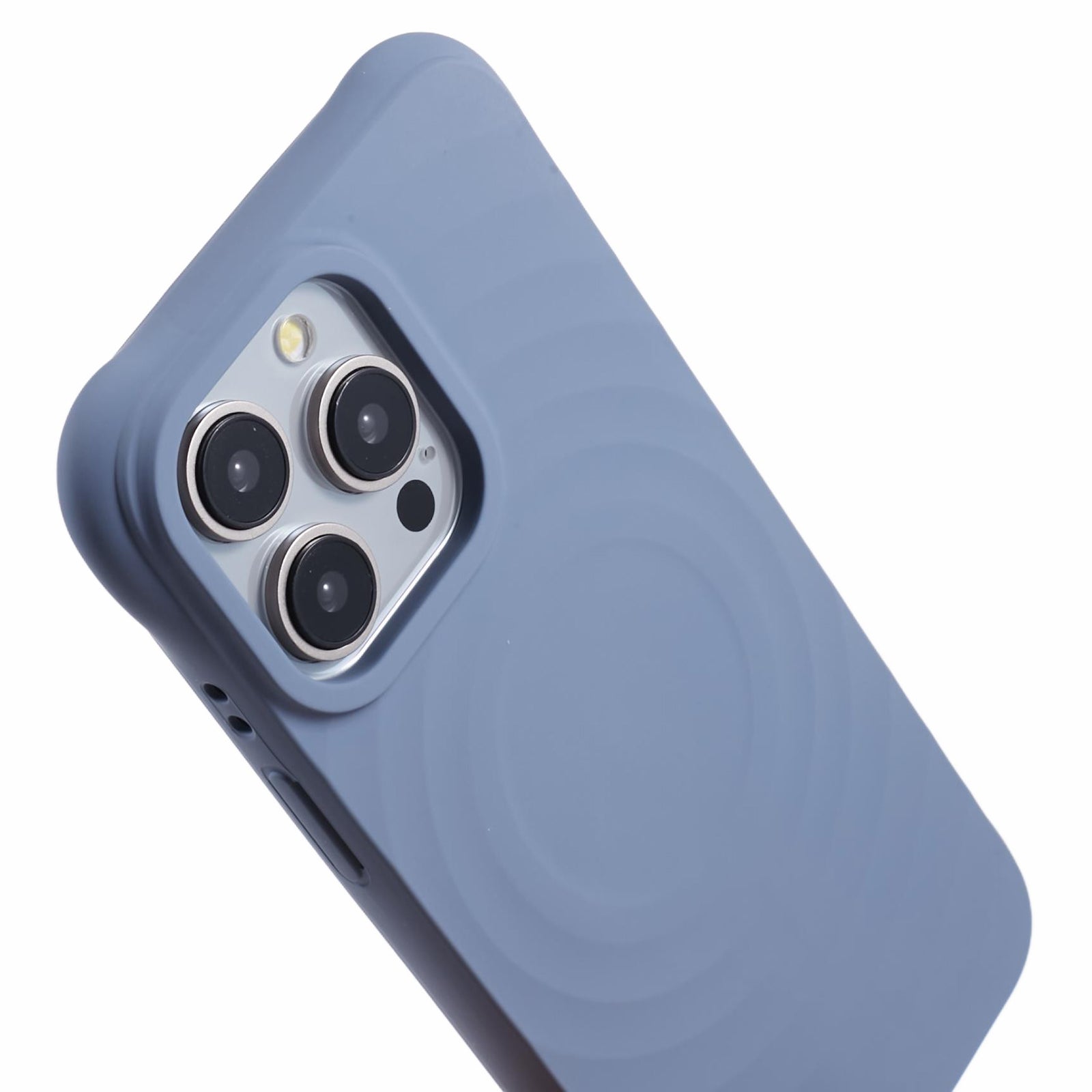For iPhone 14 Pro Max TPU Case Fiber Lining Magnetic Absorption Phone Cover