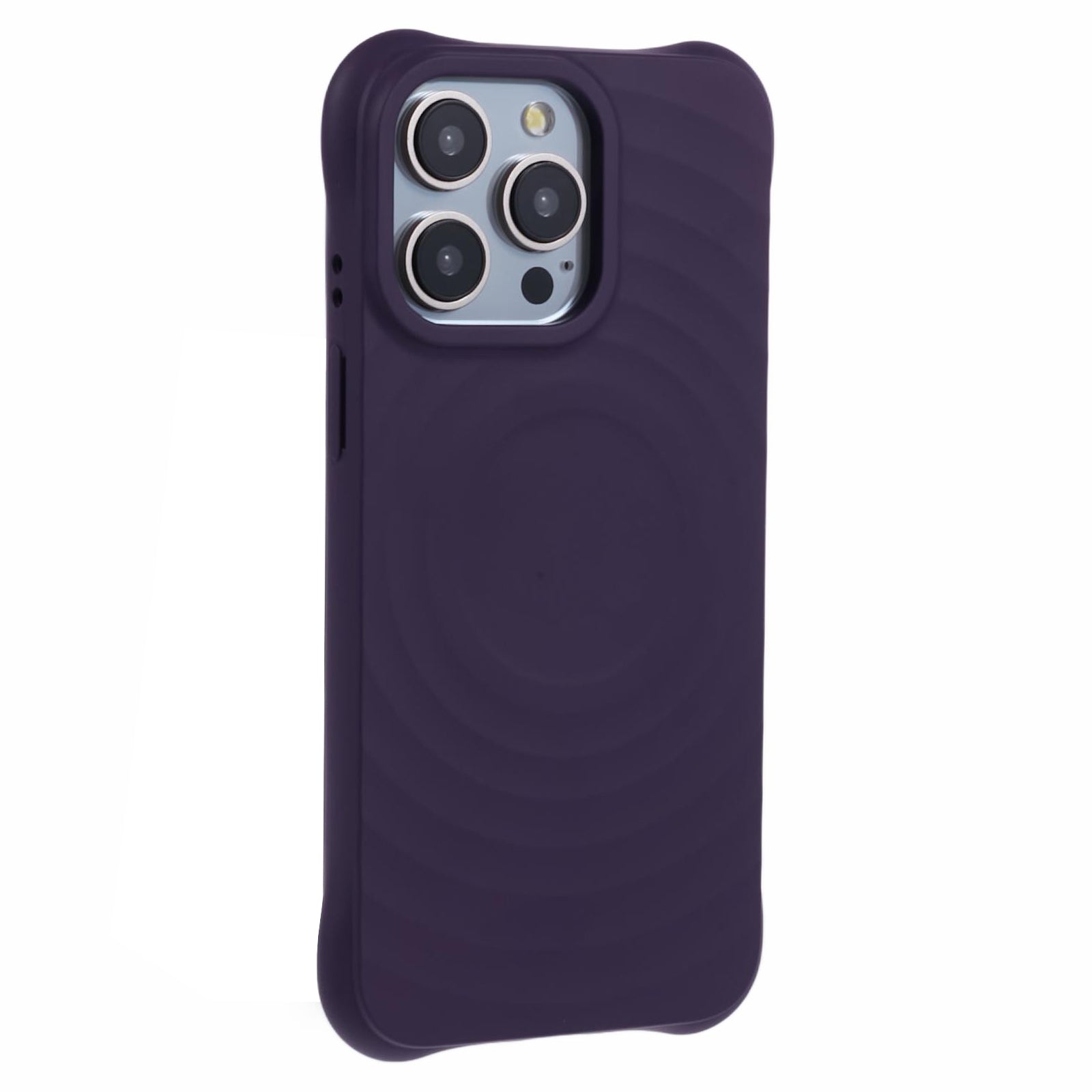 For iPhone 14 Pro Max TPU Case Fiber Lining Magnetic Absorption Phone Cover