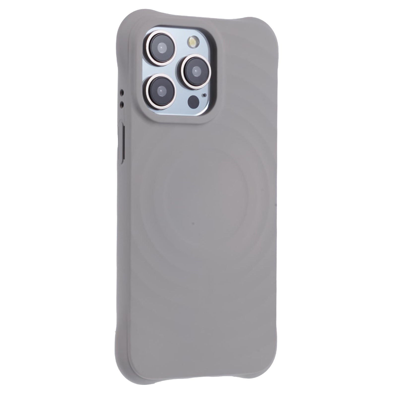 For iPhone 14 Pro Max TPU Case Fiber Lining Magnetic Absorption Phone Cover