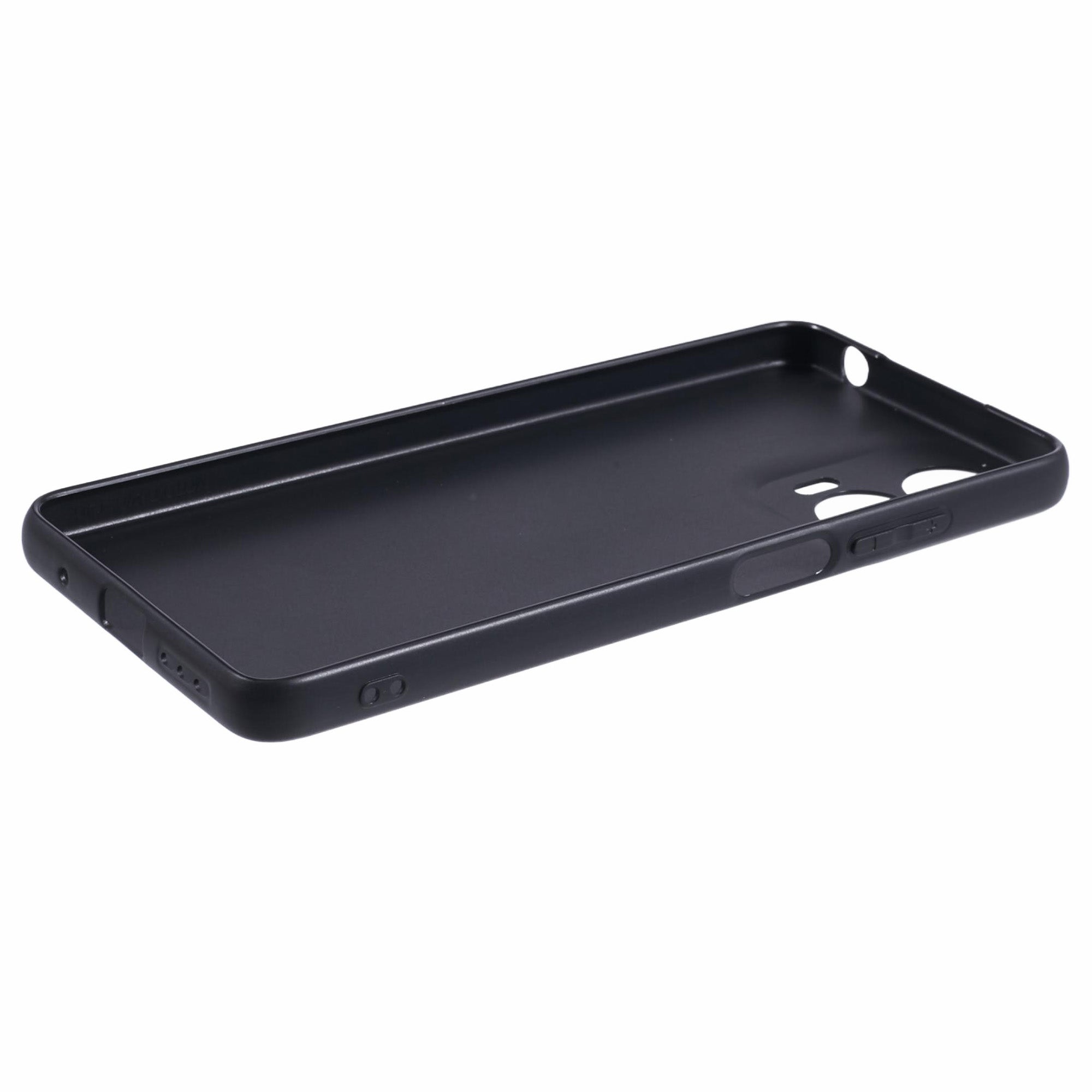 For Motorola Moto G24 4G / G04 4G Phone Case Black Protective Shell TPU Phone Cover with Glossy Design