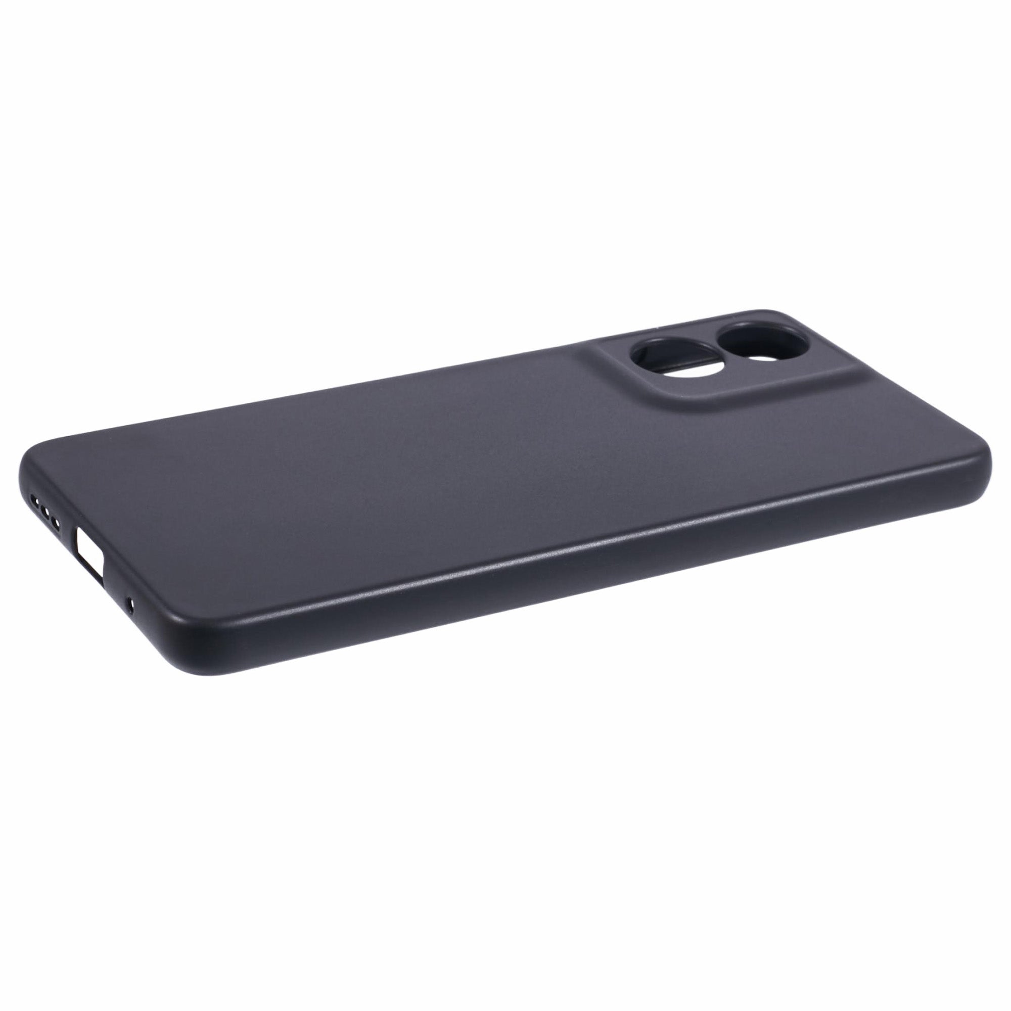 Black Phone Case for Motorola Moto G04 4G Glossy Flexible TPU Phone Cover Shell