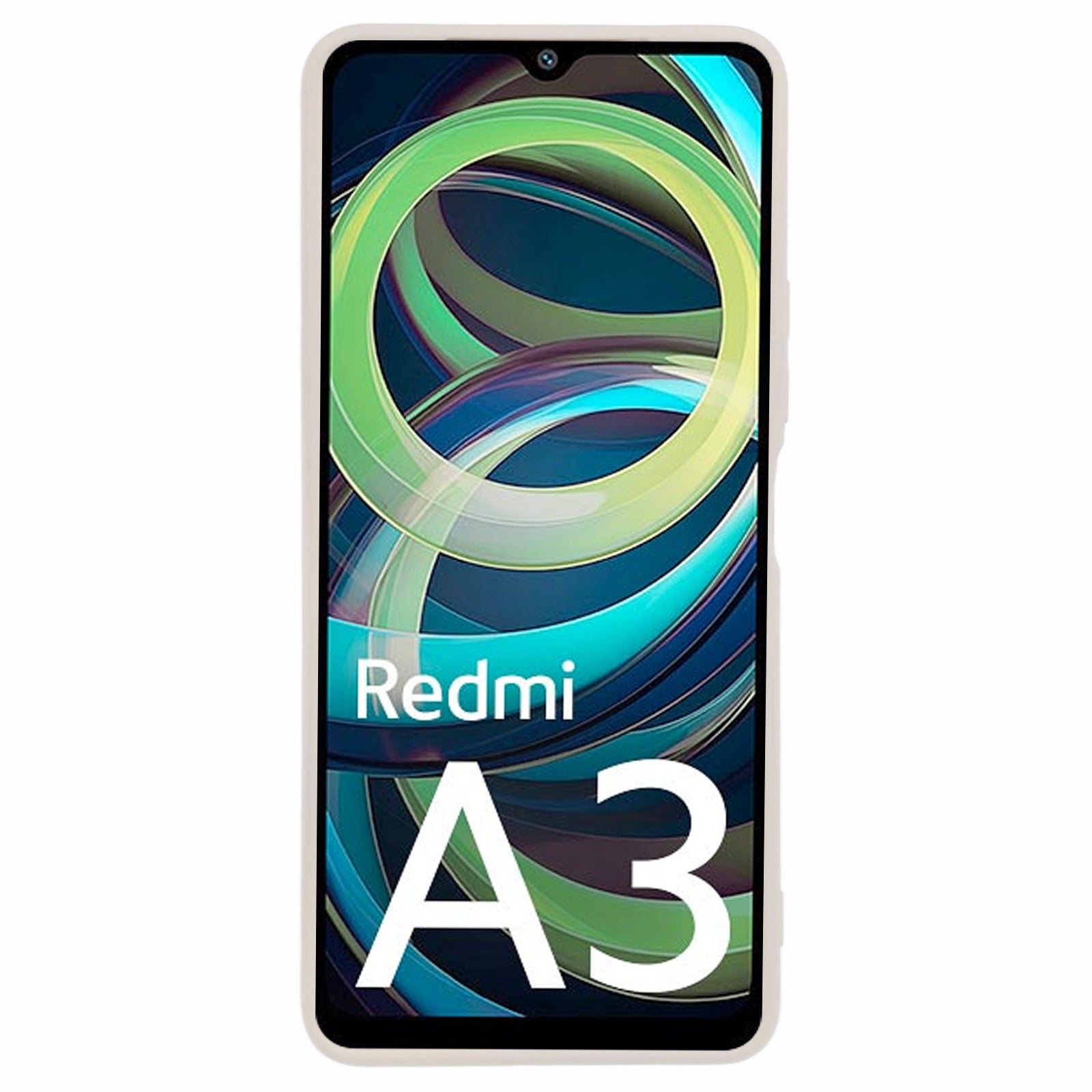 For Xiaomi Redmi A3 / Poco C61 4G Case Fiber Lining Rubberized TPU Cover (Precise Lens Cutout)