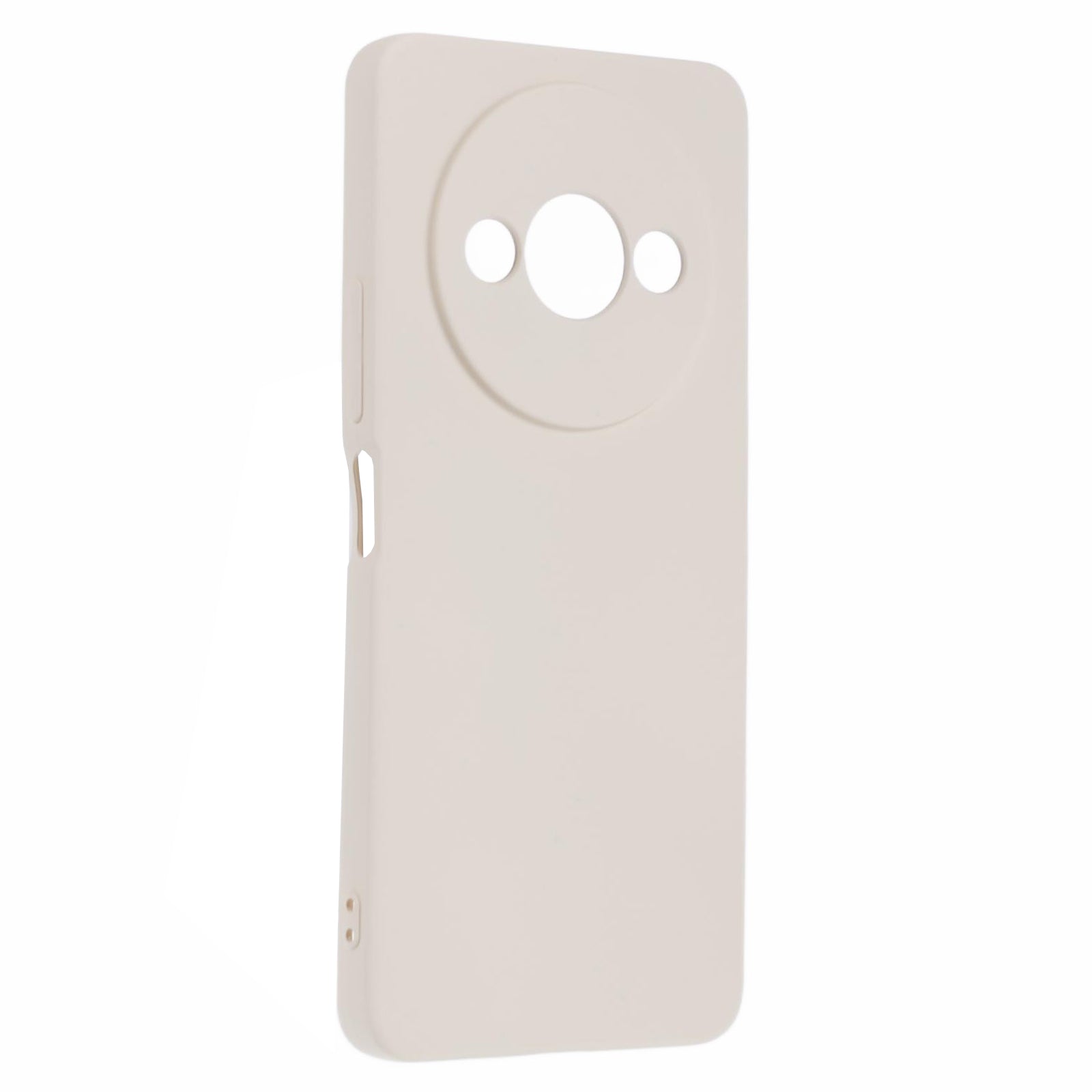 For Xiaomi Redmi A3 / Poco C61 4G Case Fiber Lining Rubberized TPU Cover (Precise Lens Cutout)