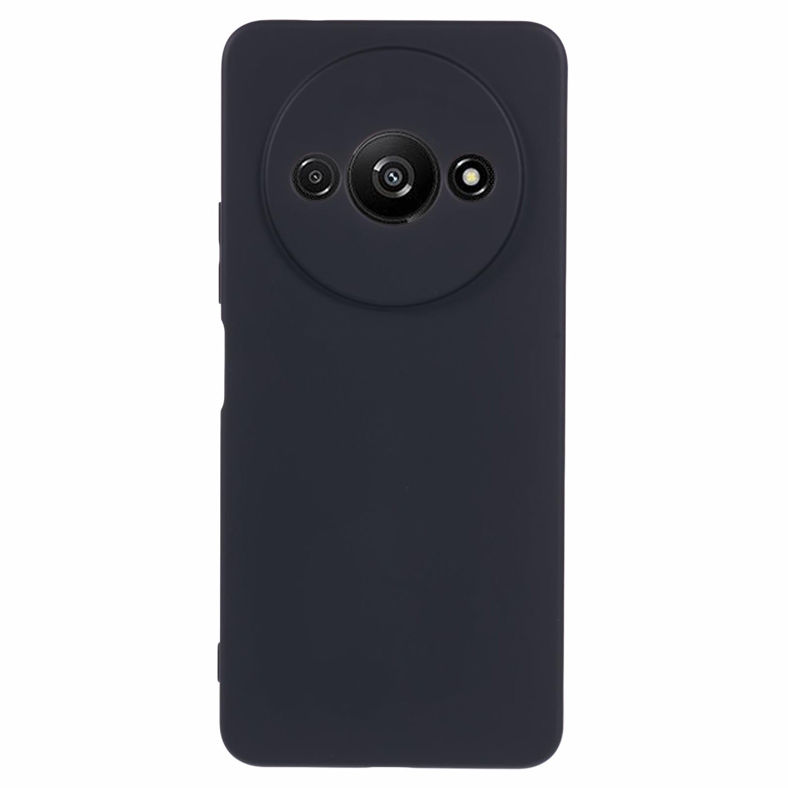 For Xiaomi Redmi A3 / Poco C61 4G Case Fiber Lining Rubberized TPU Cover (Precise Lens Cutout)