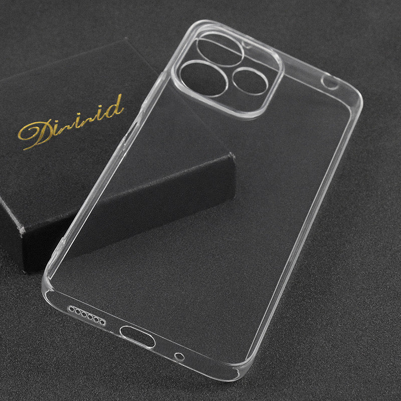 For Xiaomi Redmi 12 5G (Global) Case Lens Protection TPU Transparent Phone Cover