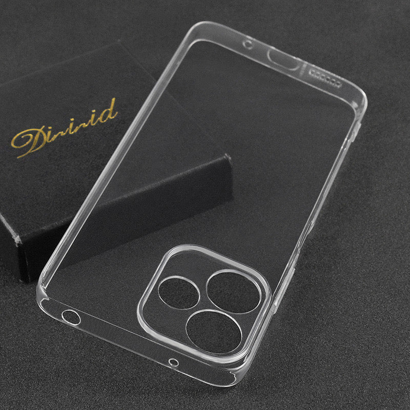 For Xiaomi Redmi 12 5G (Global) Case Lens Protection TPU Transparent Phone Cover