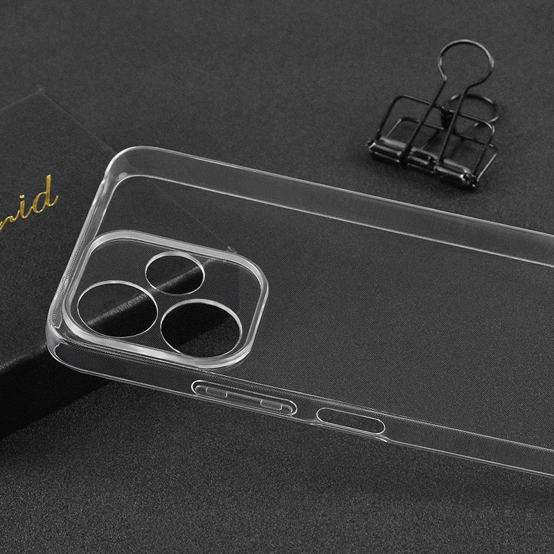 For Xiaomi Redmi 12 5G (Global) Case Lens Protection TPU Transparent Phone Cover