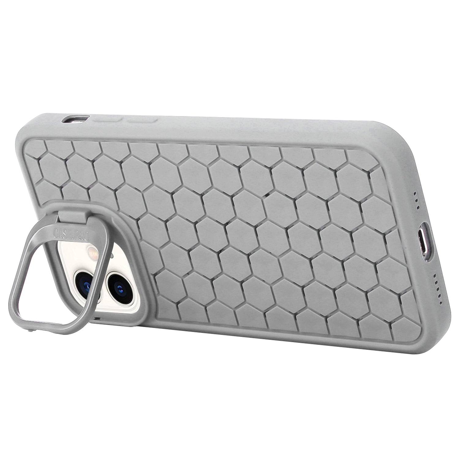 For iPhone 12 / 12 Pro Case Camera Kickstand TPU Cooling Magnetic Phone Cover