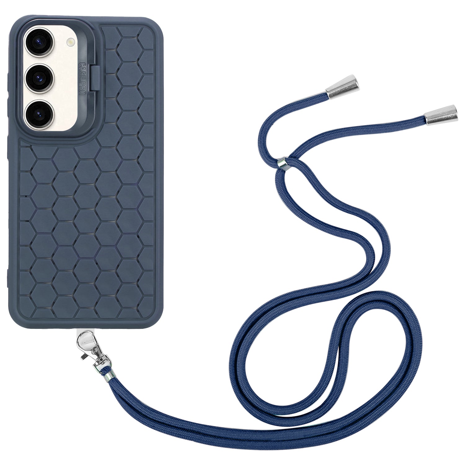 For Samsung Galaxy S23 Magnetic Case Heat Dissipation TPU Crossbody Phone Cover with Kickstand