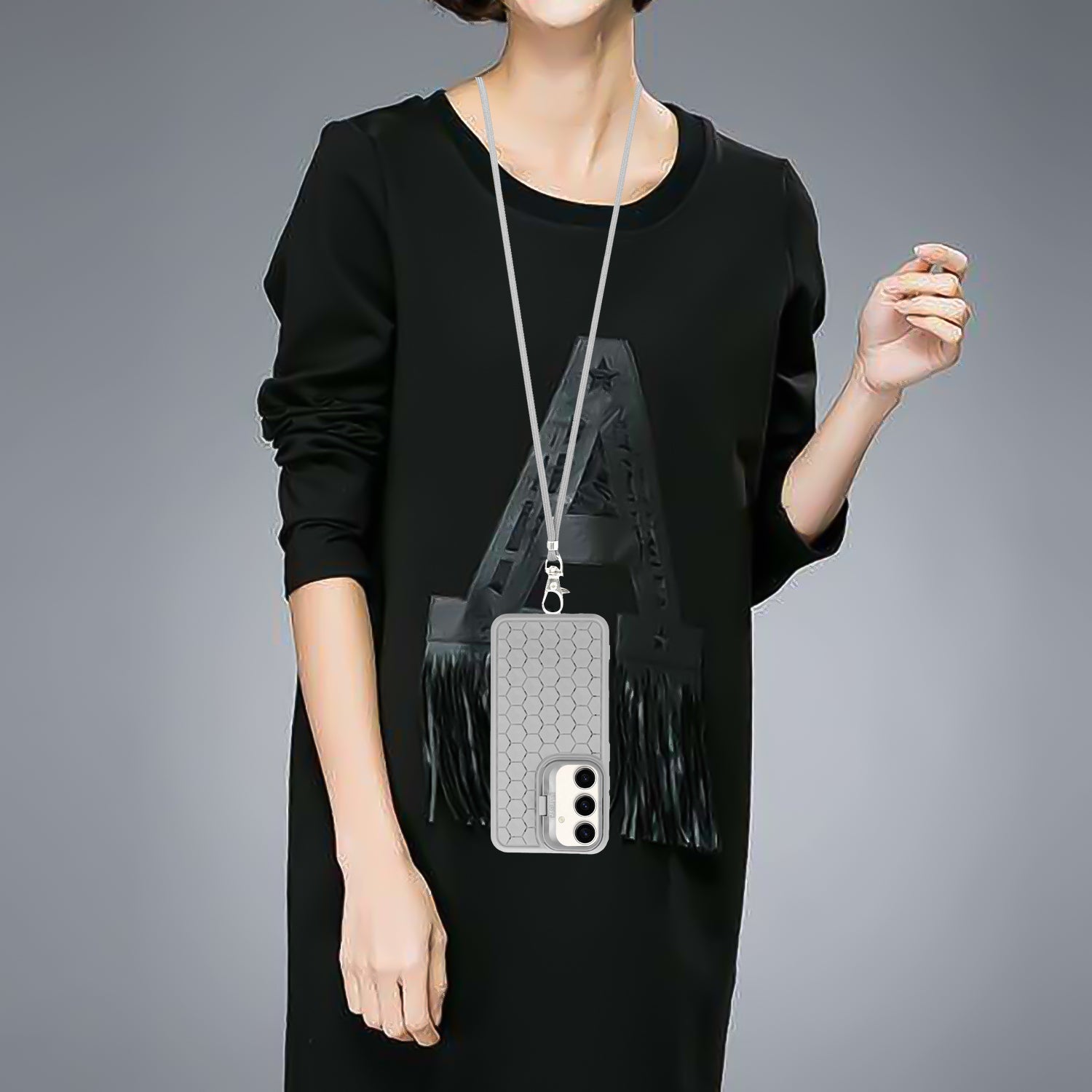 For Samsung Galaxy S24 TPU Case Heat Dissipation Magnetic Phone Cover with Lanyard / Kickstand