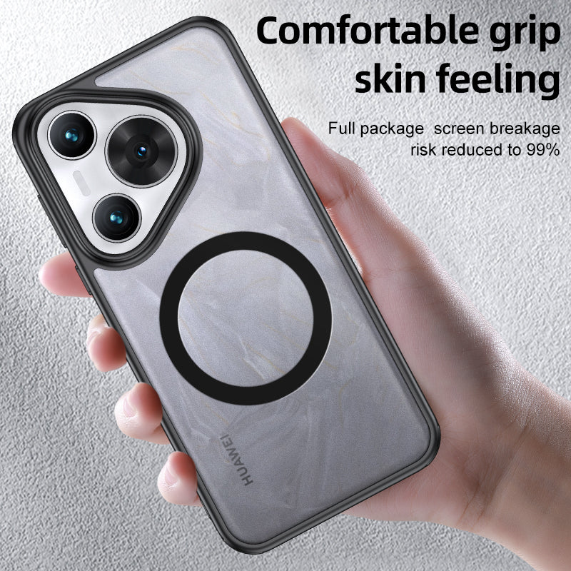 For Huawei Pura 70 Pro / Pura 70 Pro+ Magnetic Phone Case Compatible with MagSafe PC+TPU Cover