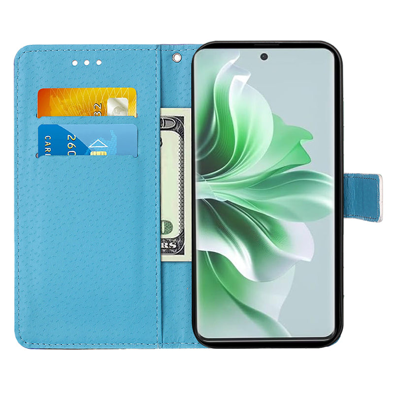 YB Pattern Printing Leather Series-4 for Oppo A79 5G / A2 5G Case Leather Wallet Flip Cover