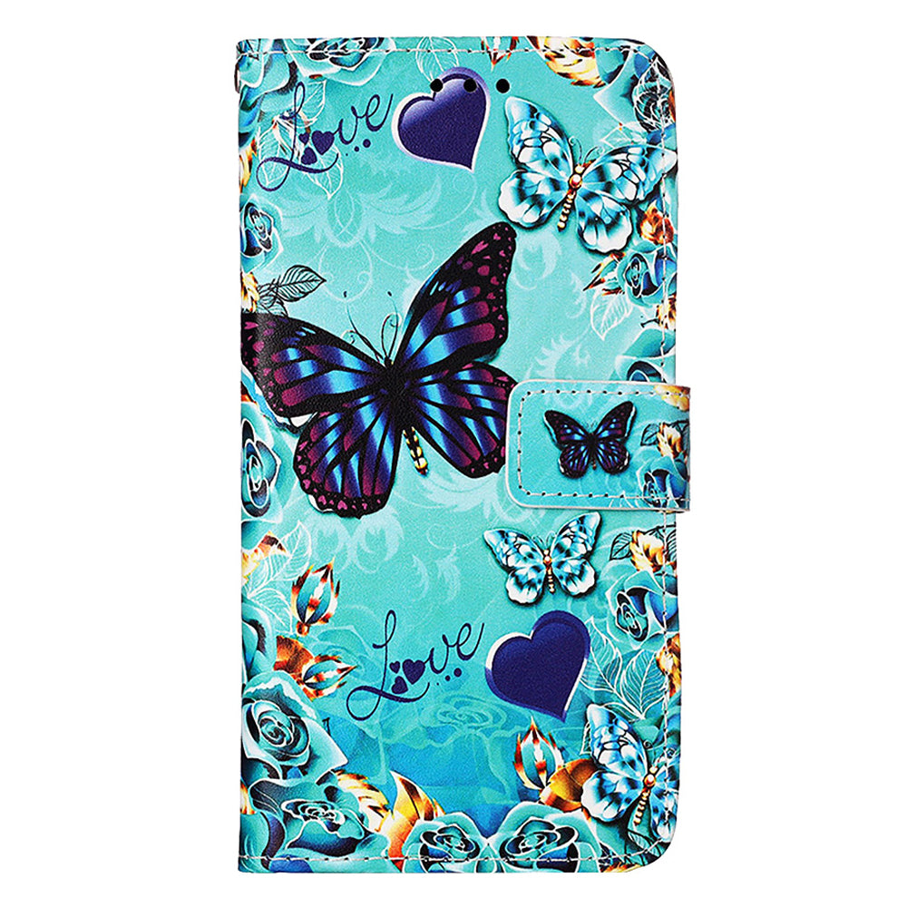 YB Pattern Printing Leather Series-4 for Motorola Moto G Stylus 5G (2024) Case Folio Wallet Phone Cover