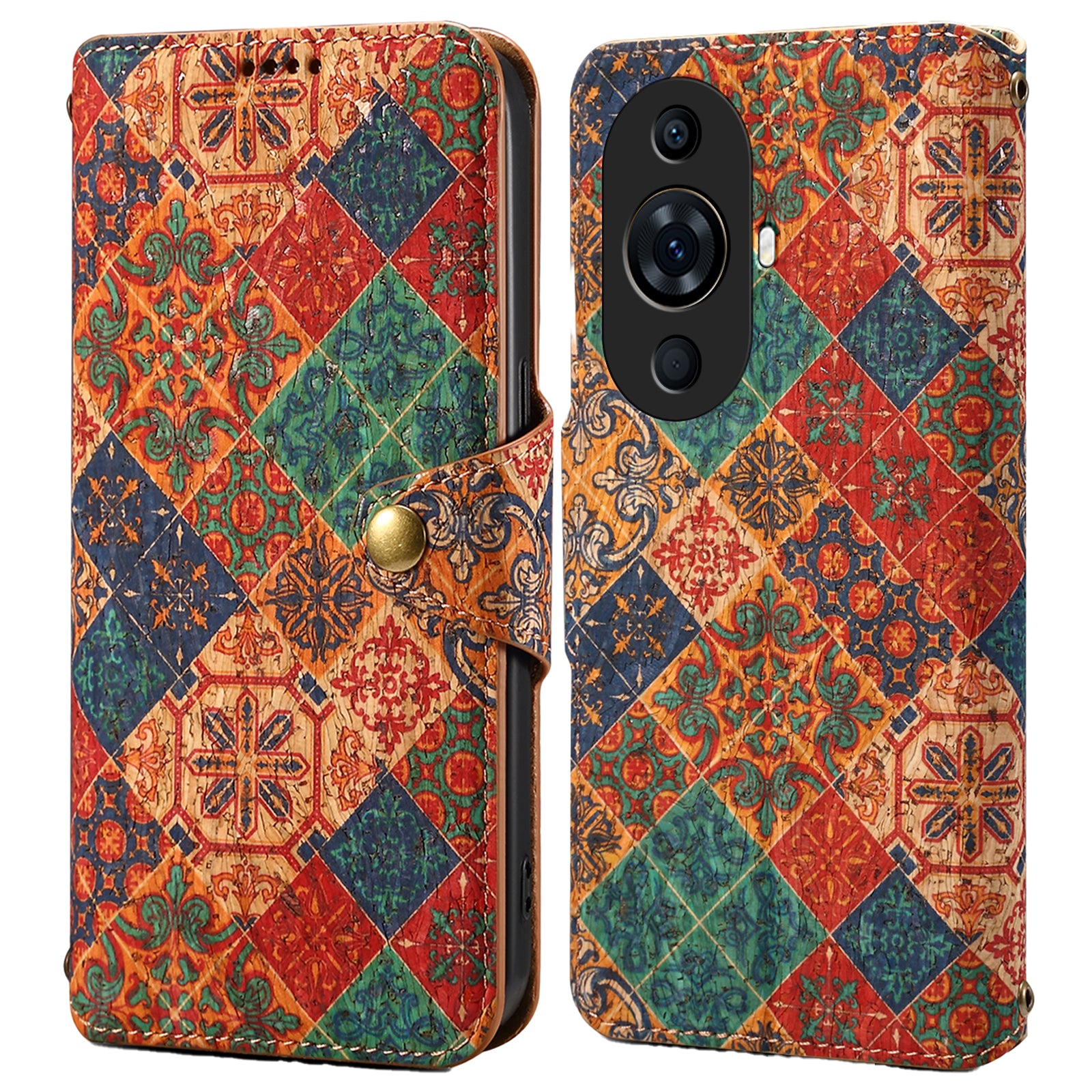 For Huawei nova 11 Pro / nova 11 Ultra Case Floral Printing Anti-Drop Wallet Leather Phone Cover with Stand