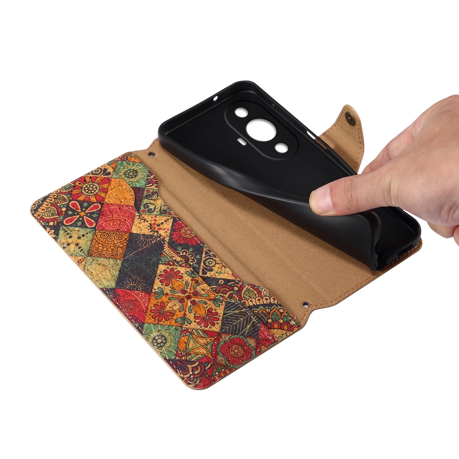 For Huawei nova 11 Pro / nova 11 Ultra Case Floral Printing Anti-Drop Wallet Leather Phone Cover with Stand