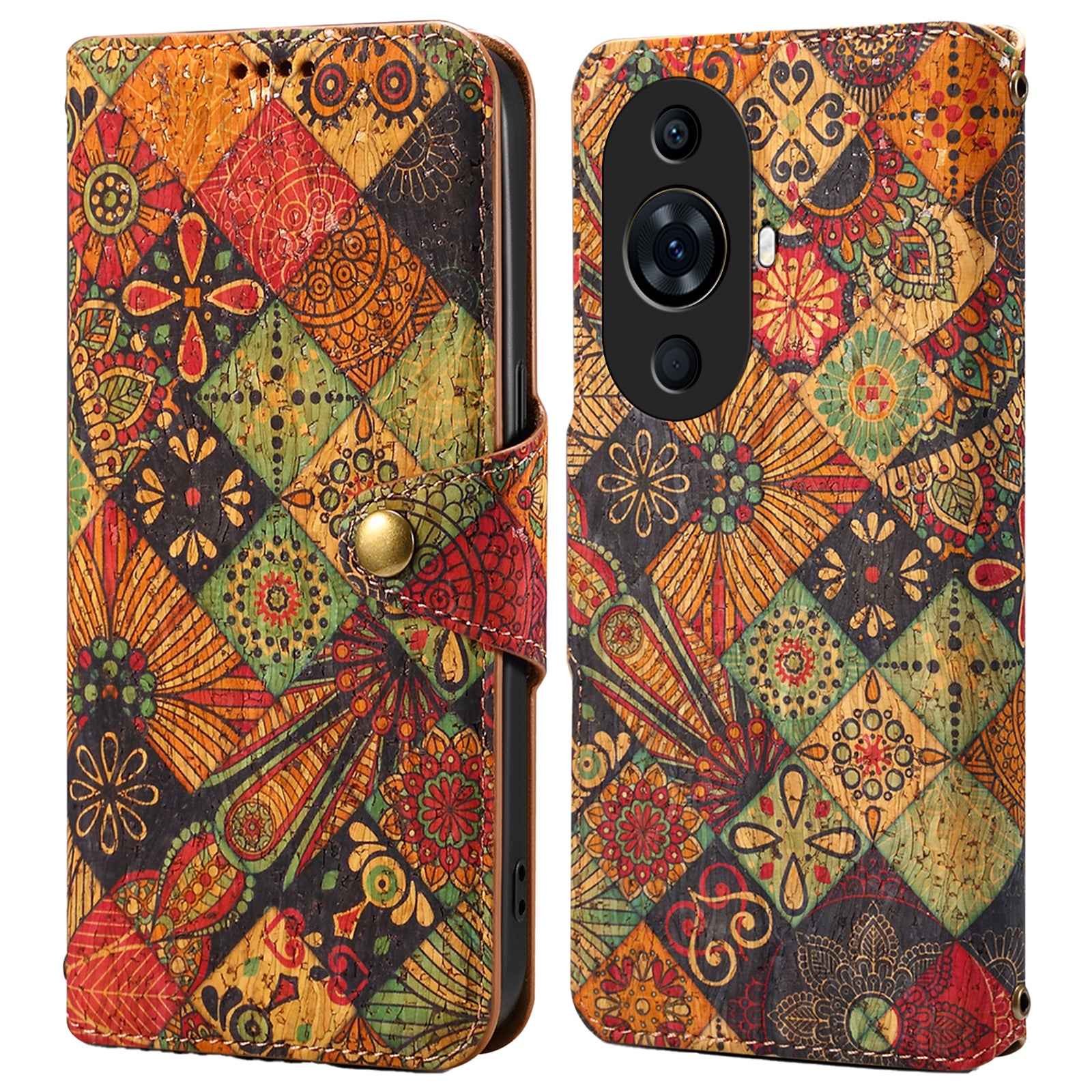 For Huawei nova 11 Pro / nova 11 Ultra Case Floral Printing Anti-Drop Wallet Leather Phone Cover with Stand
