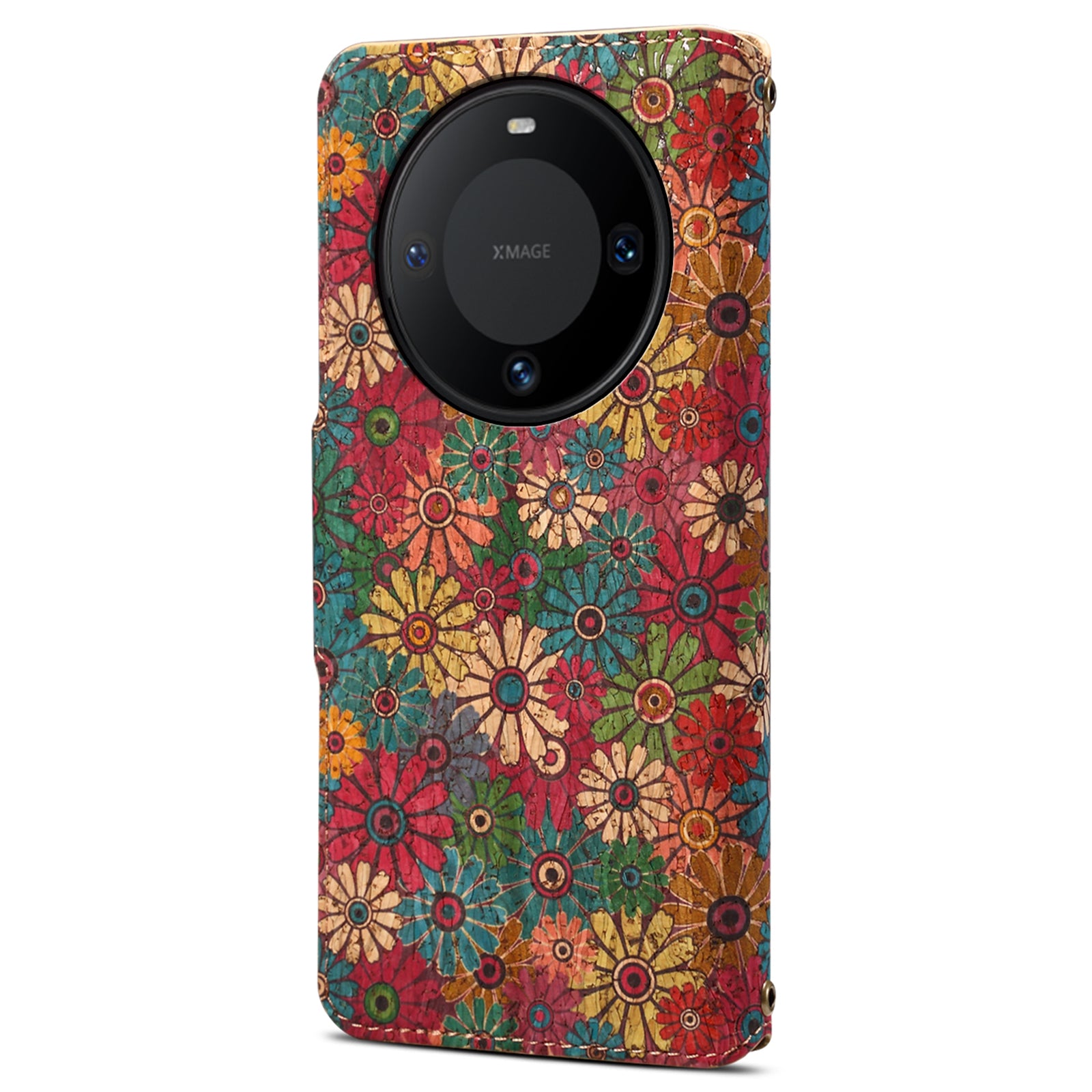 For Huawei Mate 60 Case Floral Printing Leather Phone Case with Wallet