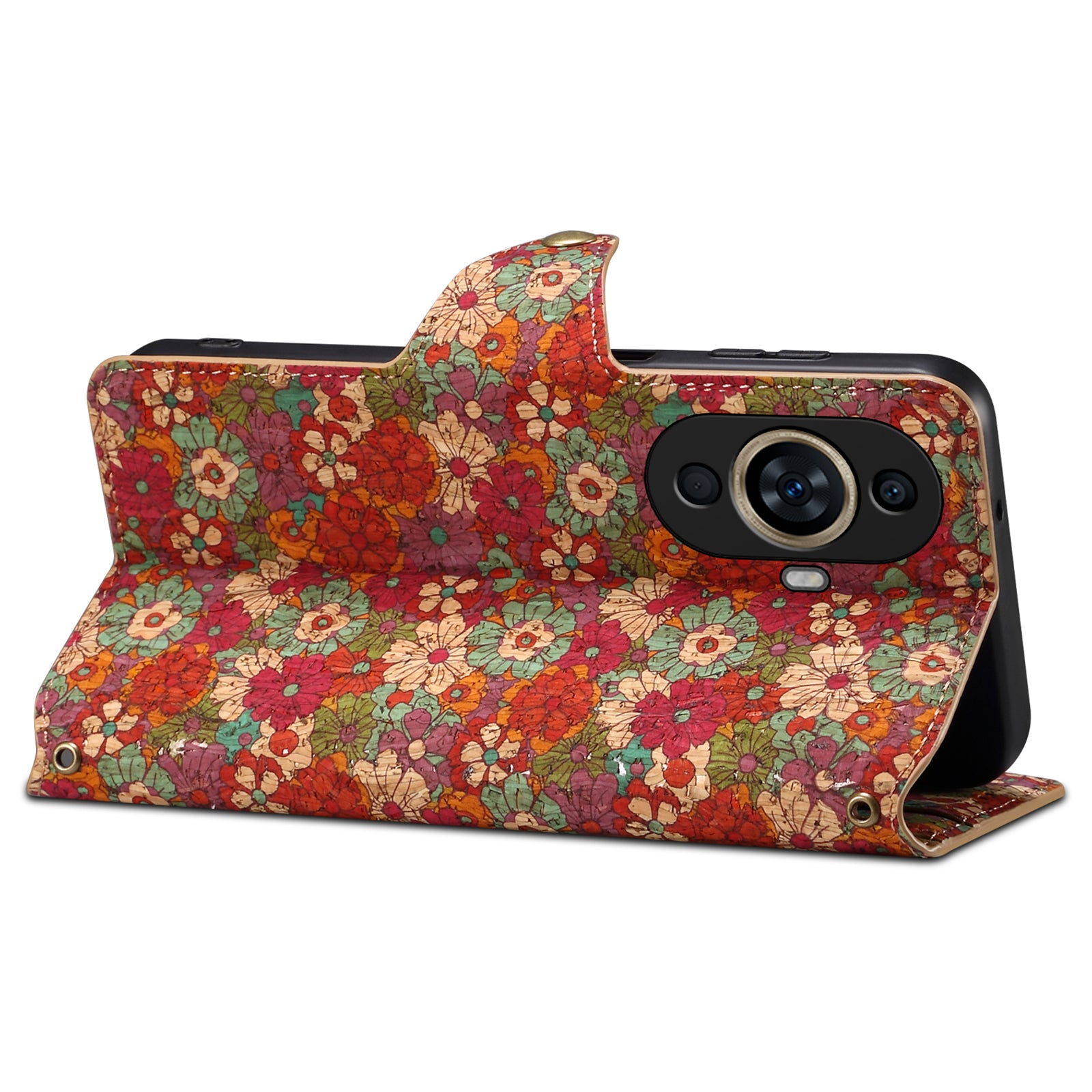 For Huawei nova 11 / nova 12s 4G / nova 12 Lite 4G Leather Case Flower Printing Stand Wallet Phone Cover