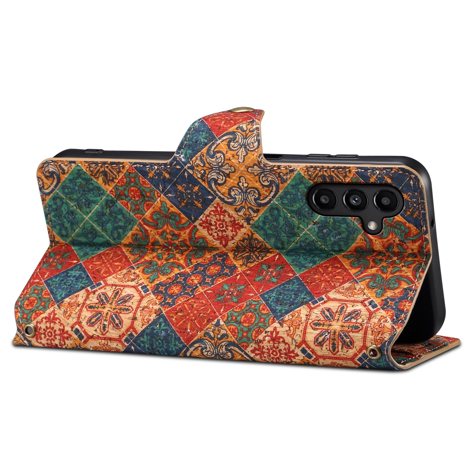 For Samsung Galaxy A14 5G / 4G Case Floral Design Leather Wallet Phone Case with Stand