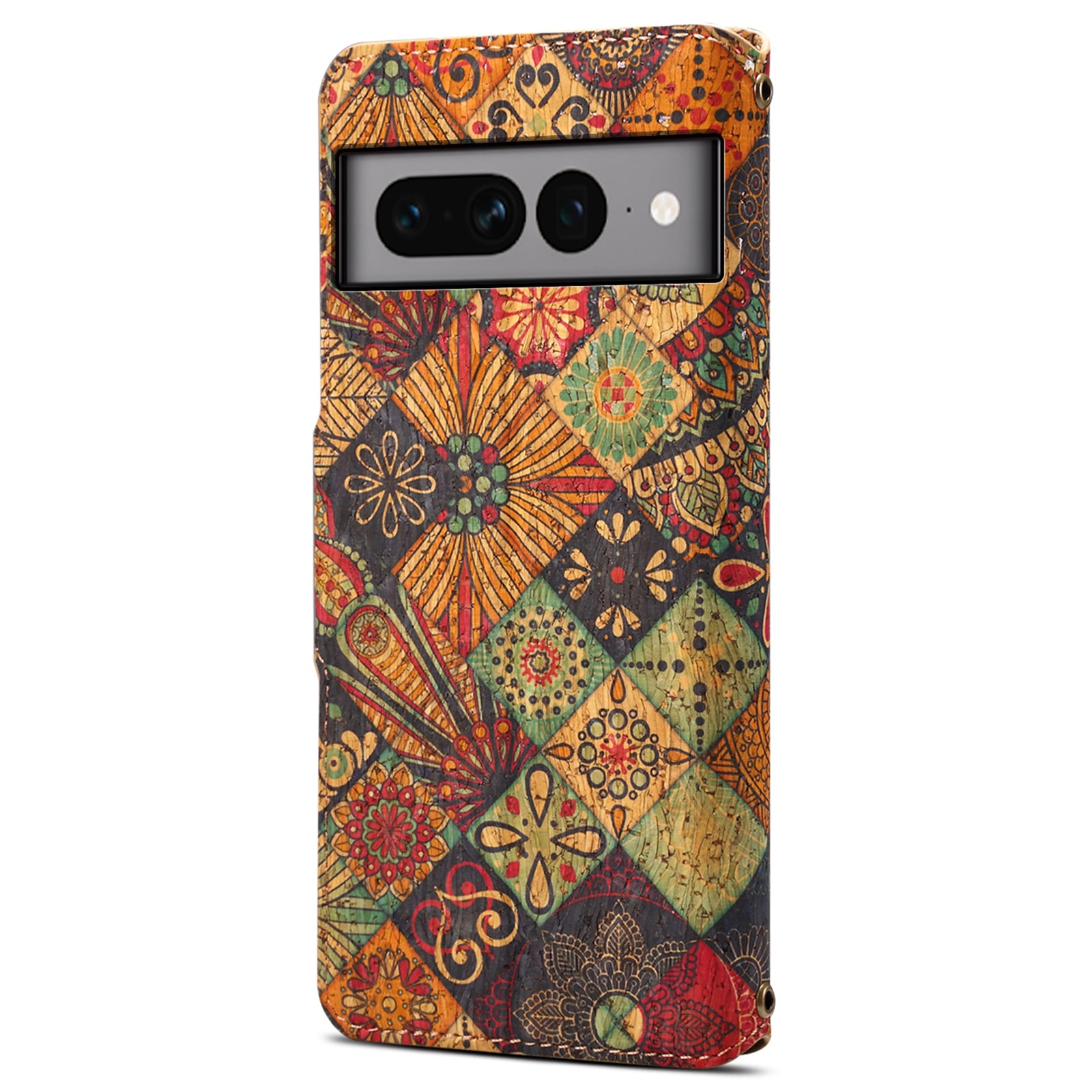 For Google Pixel 7 Pro 5G Phone Case Pattern Printing Leather Flip Cover with Wallet