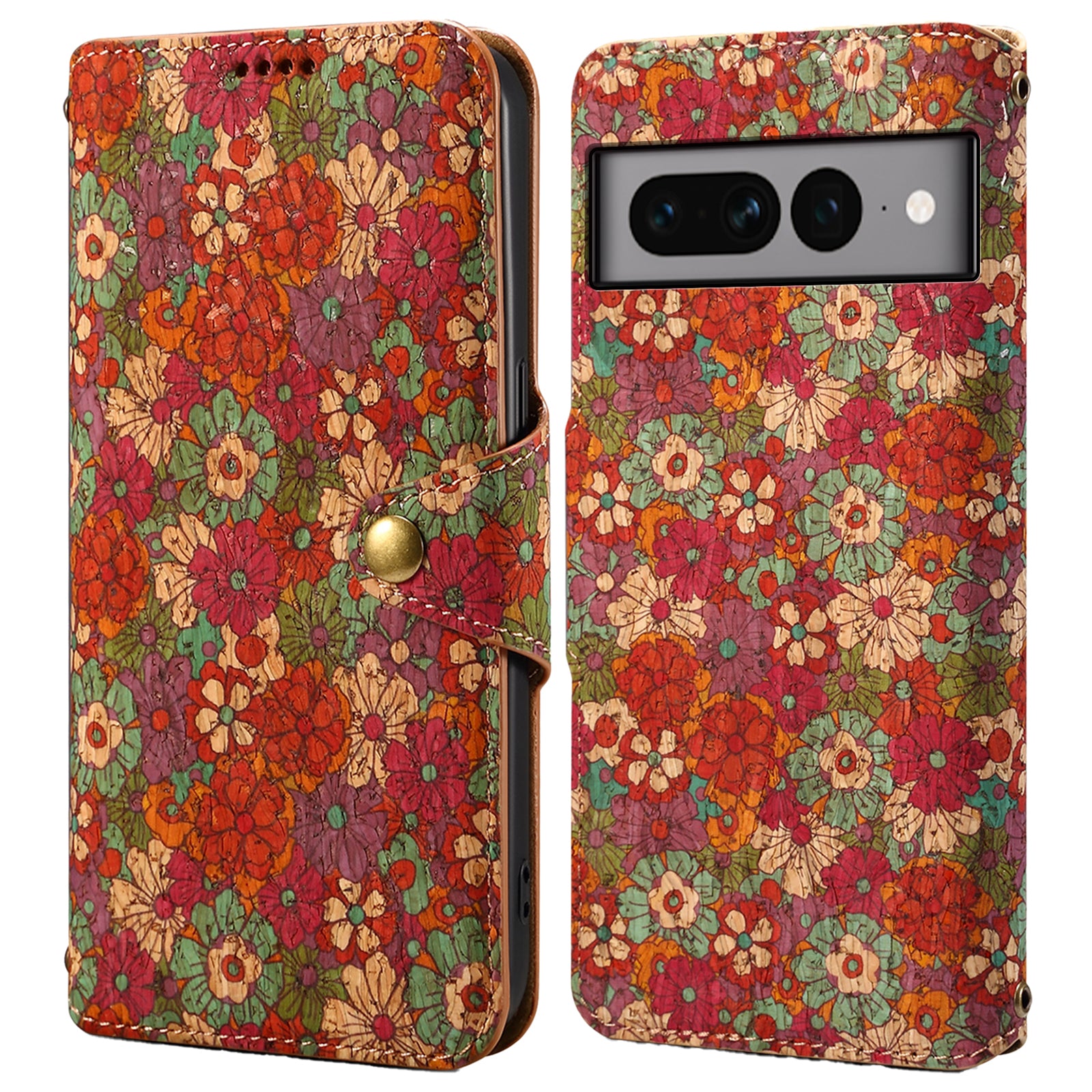 For Google Pixel 7 Pro 5G Phone Case Pattern Printing Leather Flip Cover with Wallet
