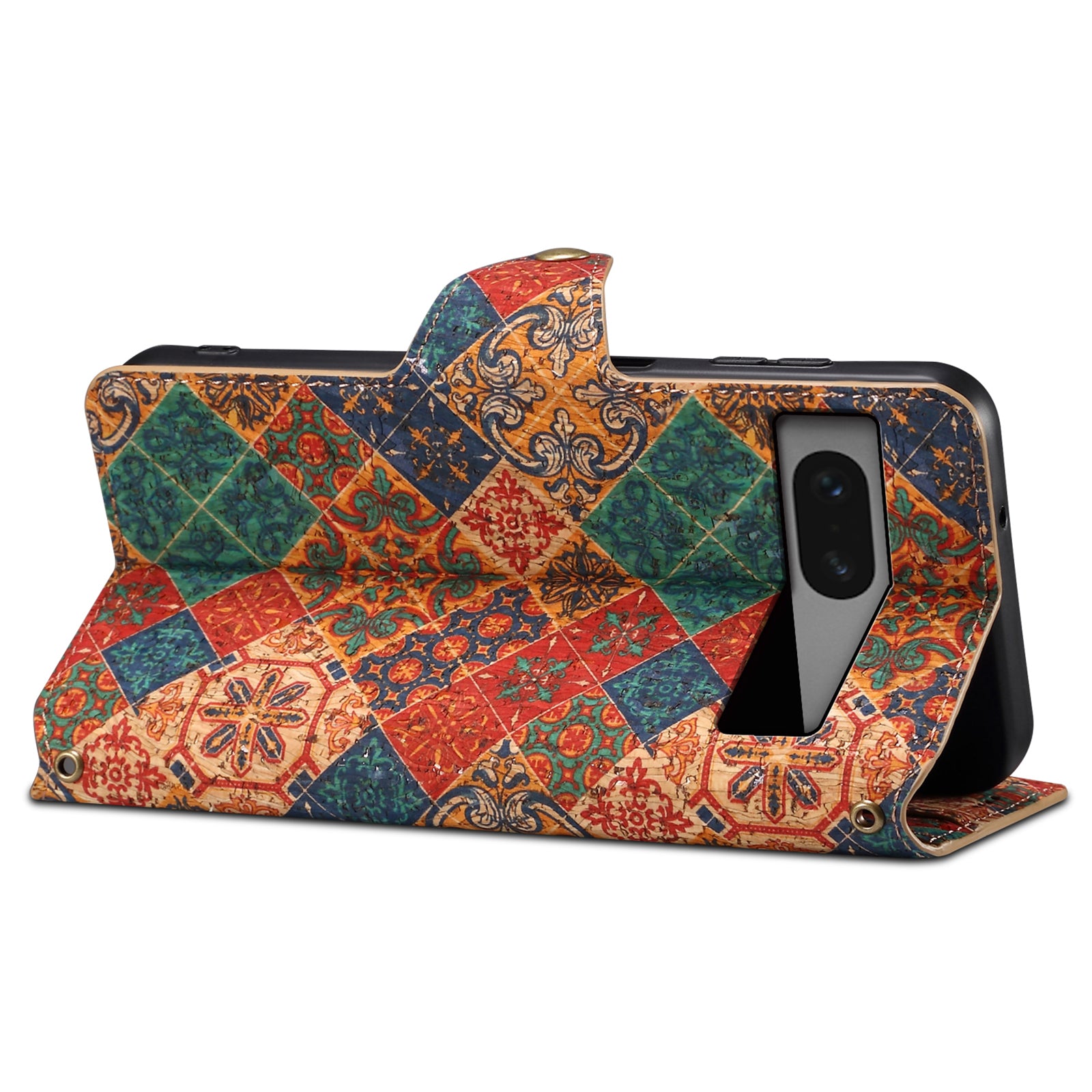 For Google Pixel 7 5G Case Floral Printing Leather Phone Cover with Wallet