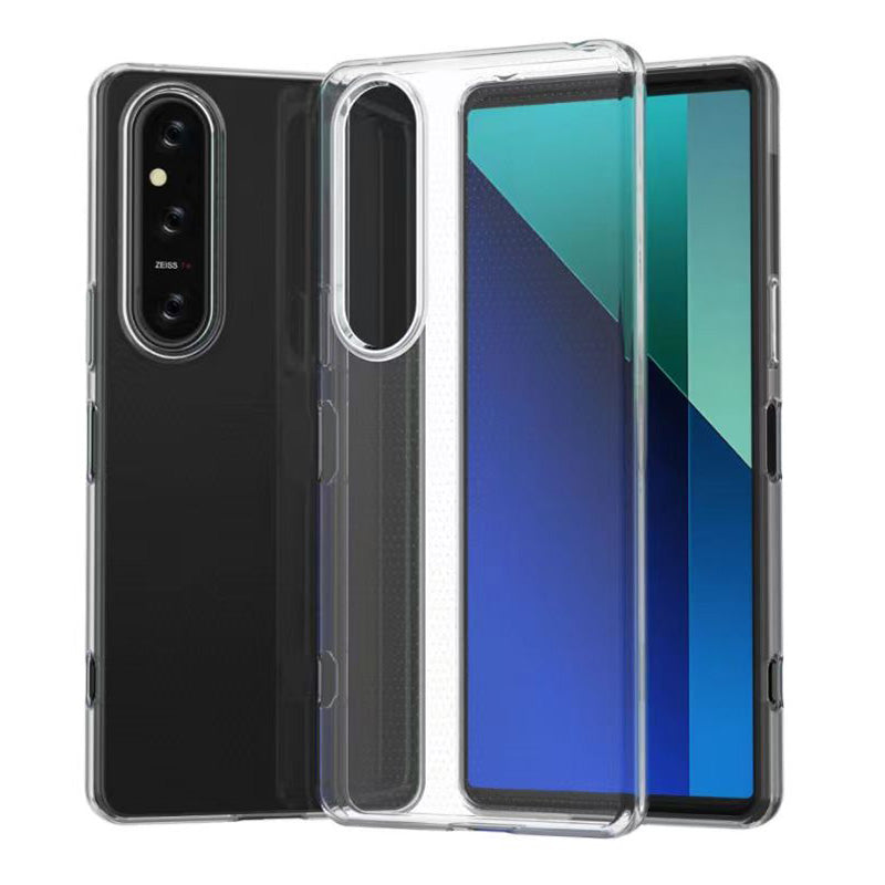 For Sony Xperia 1 VI Case Soft TPU Watermark-Free Transparent Phone Cover