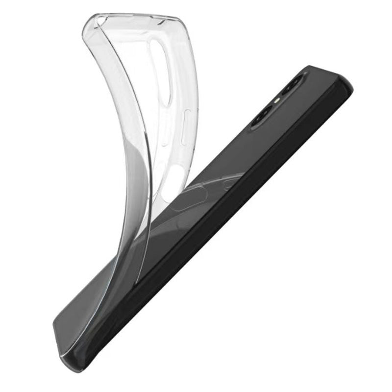 For Sony Xperia 5 VI Case Glossy TPU Watermark-Free Clear Back Cover