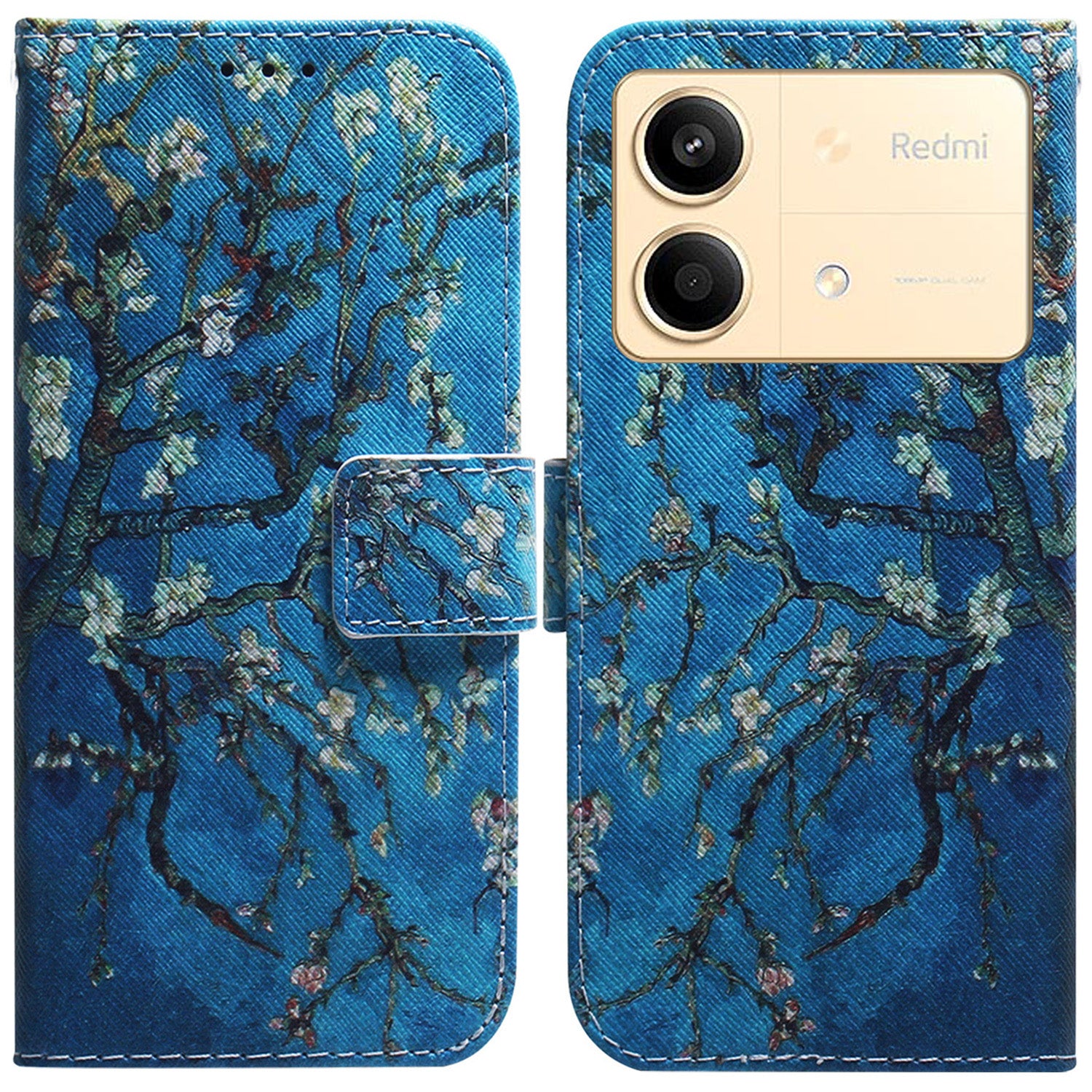 For Xiaomi Redmi Note 13R Pro 5G Case Anti-drop Pattern Printing Stand Mobile Phone Protector