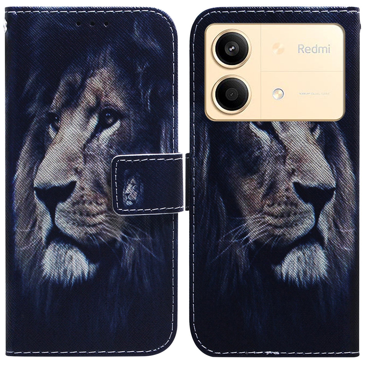 For Xiaomi Redmi Note 13R Pro 5G Case Anti-drop Pattern Printing Stand Mobile Phone Protector