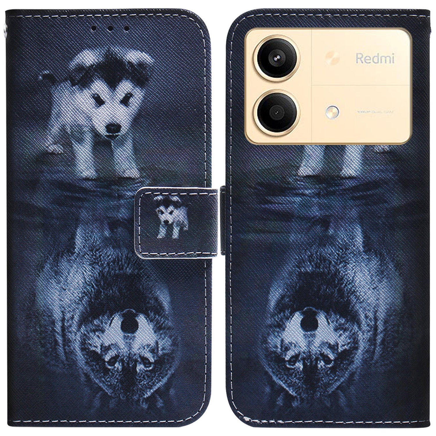 For Xiaomi Redmi Note 13R Pro 5G Case Anti-drop Pattern Printing Stand Mobile Phone Protector