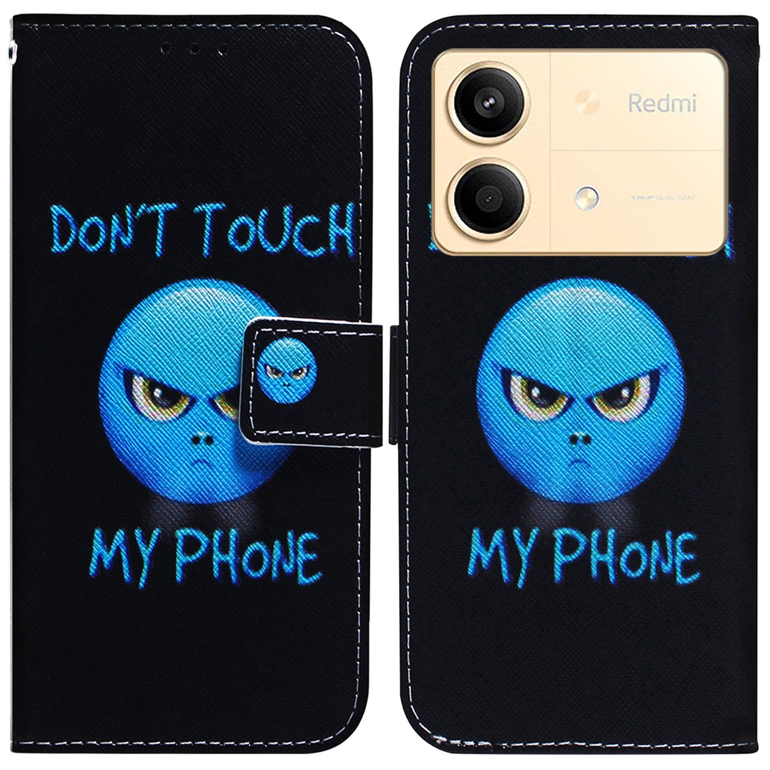 For Xiaomi Redmi Note 13R Pro 5G Case Anti-drop Pattern Printing Stand Mobile Phone Protector