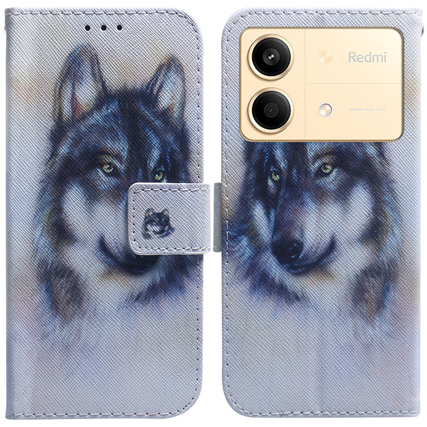 For Xiaomi Redmi Note 13R Pro 5G Case Anti-drop Pattern Printing Stand Mobile Phone Protector
