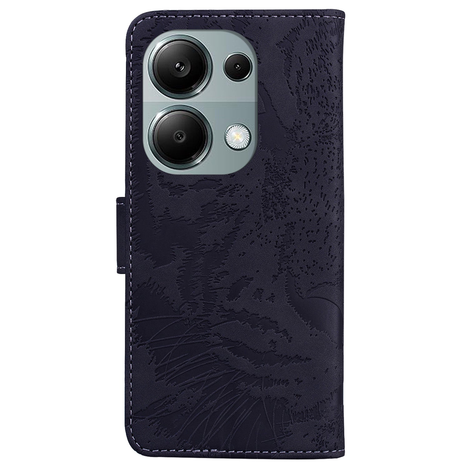 For Xiaomi Redmi Note 13 Pro 4G / Poco M6 Pro 4G Case PU Leather Wallet Tiger Pattern Phone Cover
