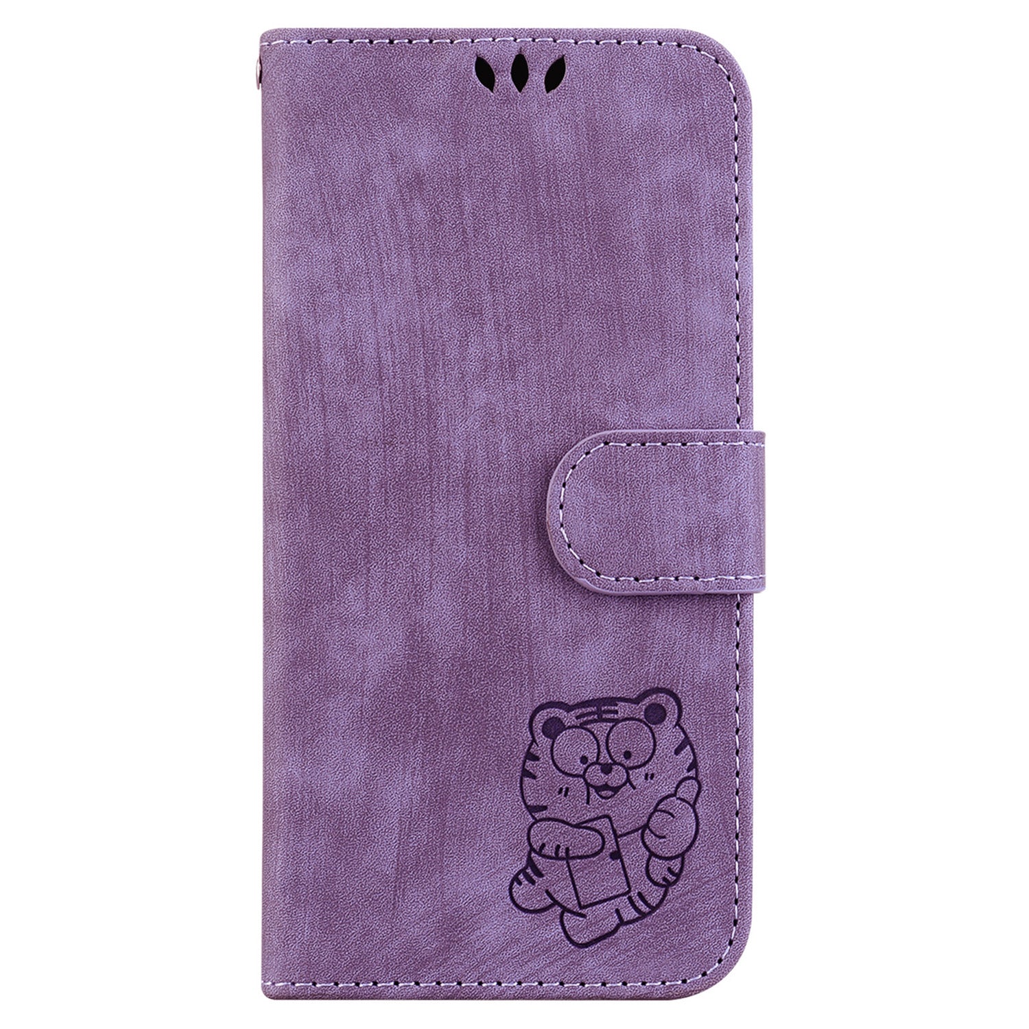 For Xiaomi Redmi Note 13 Pro 4G / Poco M6 Pro 4G Leather Case Cute Tiger Imprinted Phone Cover