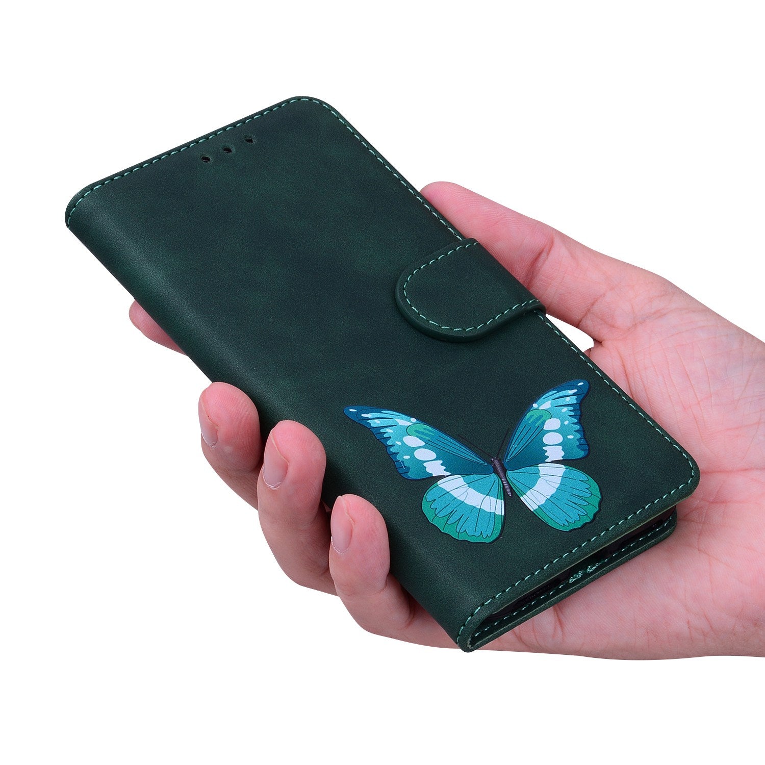 For Xiaomi Redmi Note 13 Pro 4G / Poco M6 Pro 4G Case Butterfly PU Leather Wallet Stand Cover