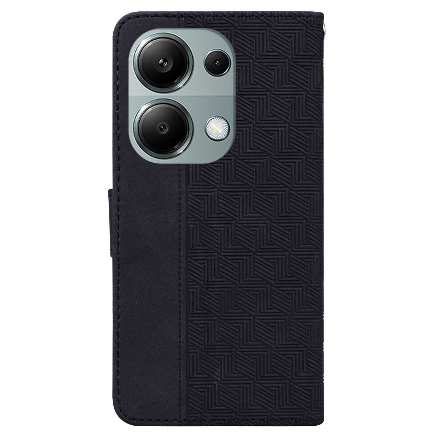 For Xiaomi Redmi Note 13 Pro 4G / Poco M6 Pro 4G Wallet Case Geometry Leather Phone Cover