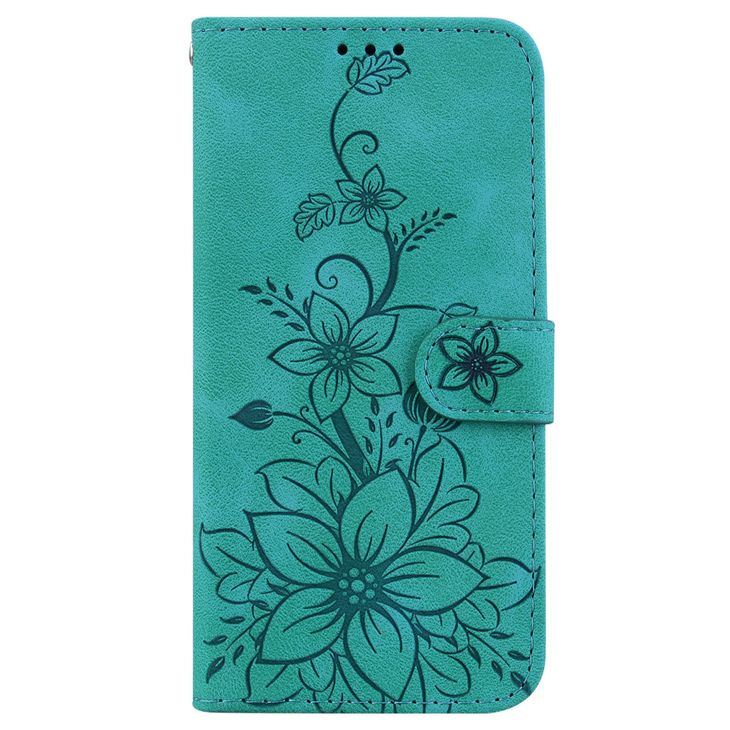 For Xiaomi Redmi Note 13 4G Leather Case Stand Phone Wallet Cover Flower Pattern