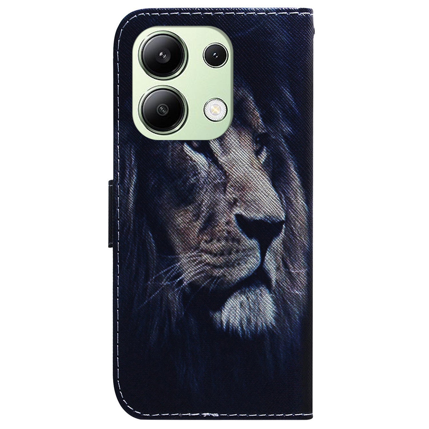 For Xiaomi Redmi Note 13 4G Leather Case Stand Wallet Phone Cover Pattern Printing