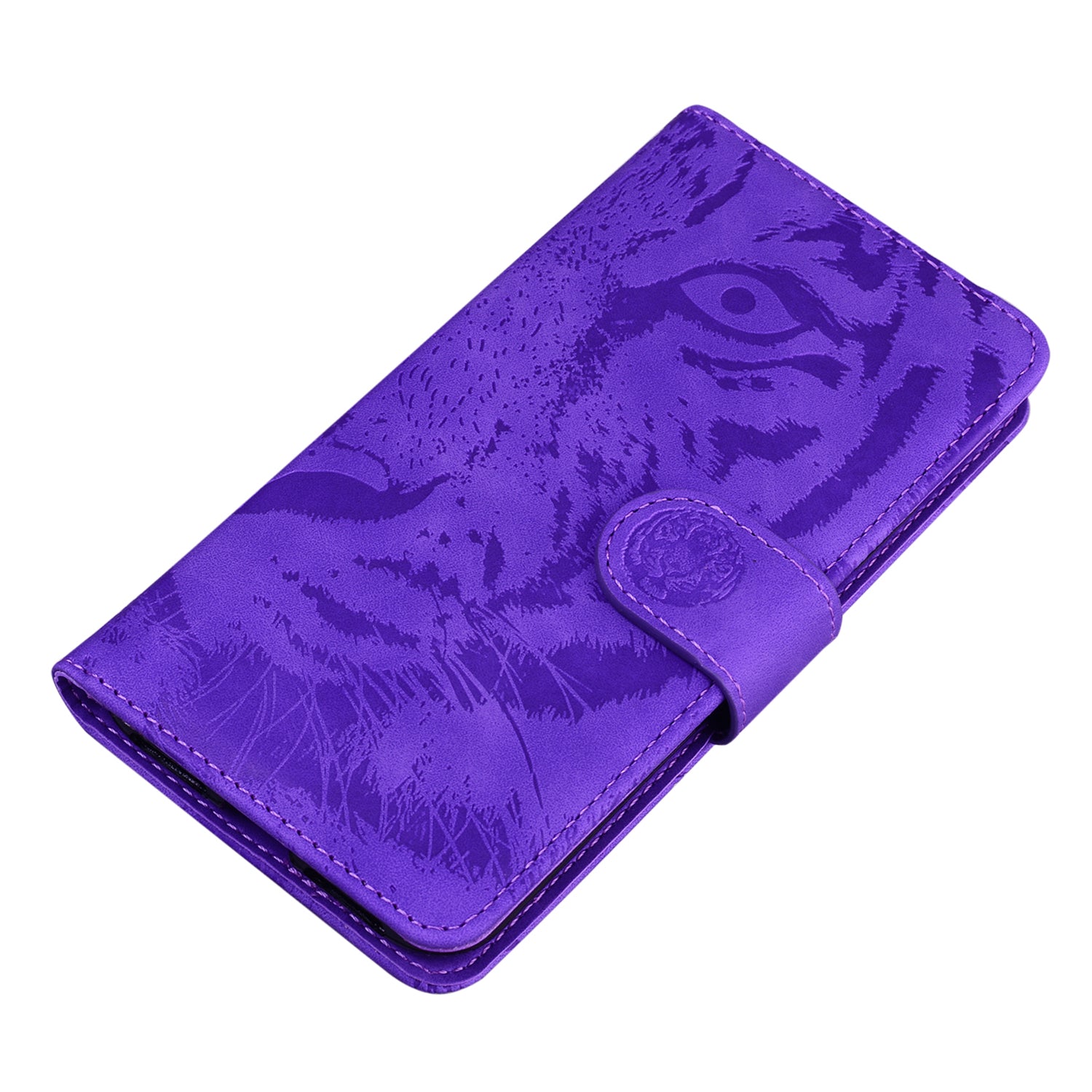 For Xiaomi Redmi Note 13 4G Wallet Case Tiger Pattern PU Leather Phone Cover